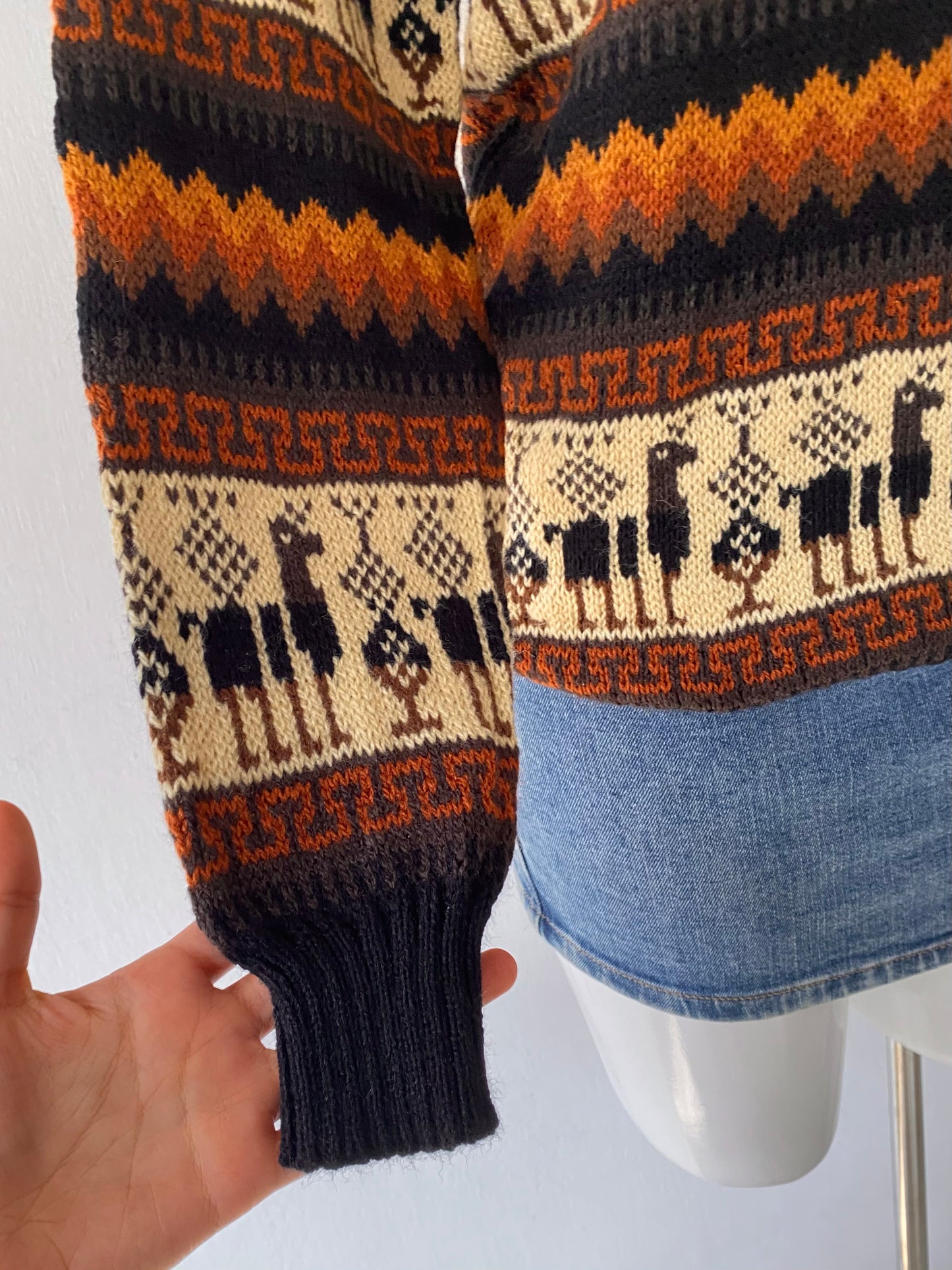 Oversized wool sweater