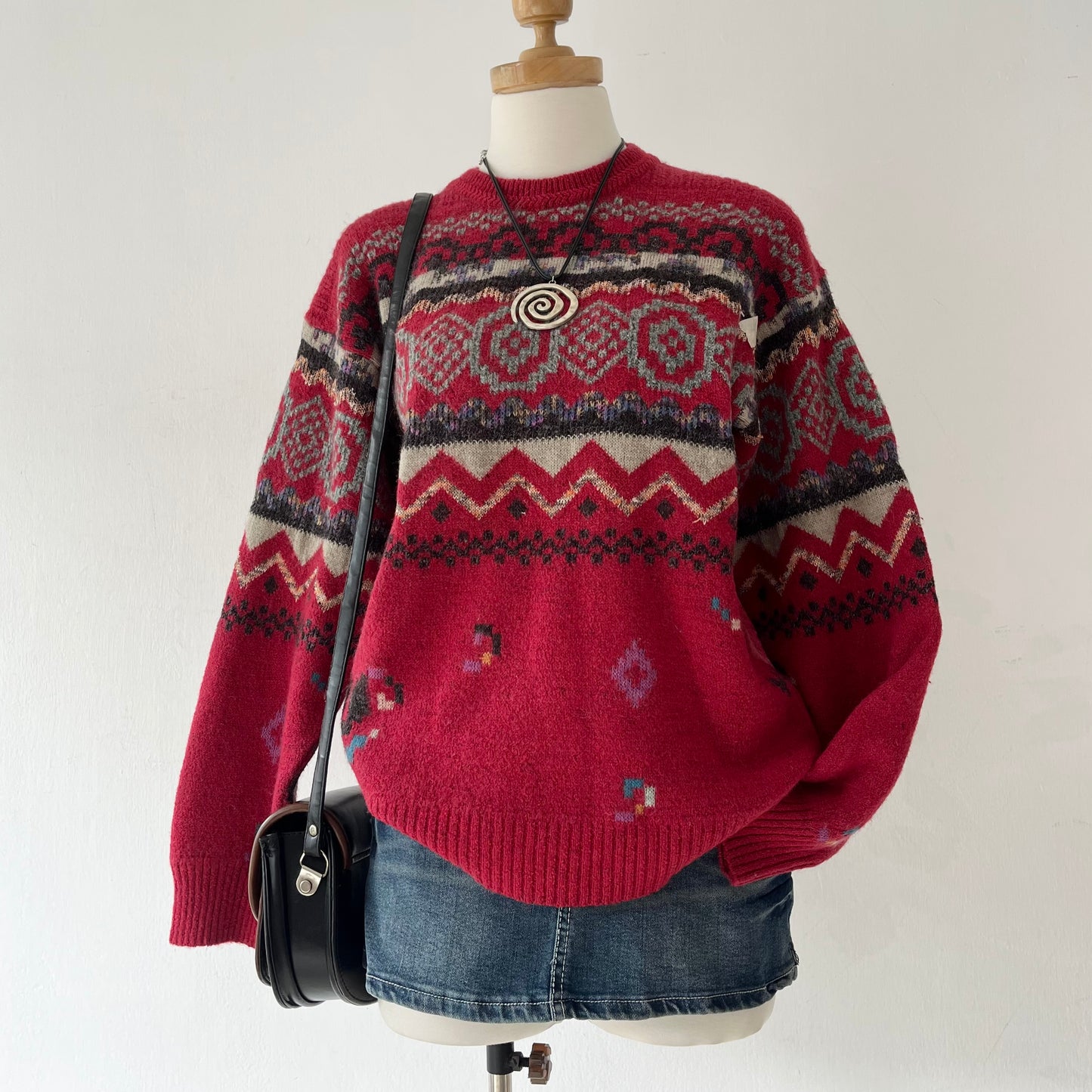 Oversized wool sweater