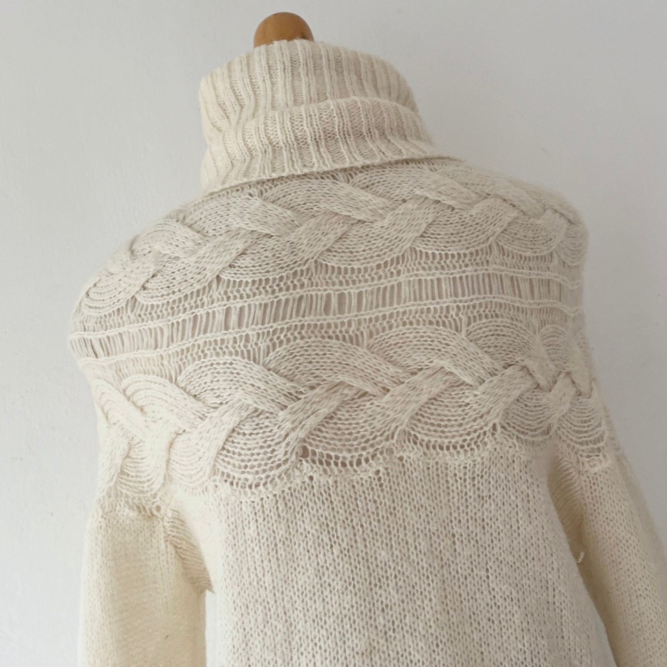 Oversized turtleneck sweater