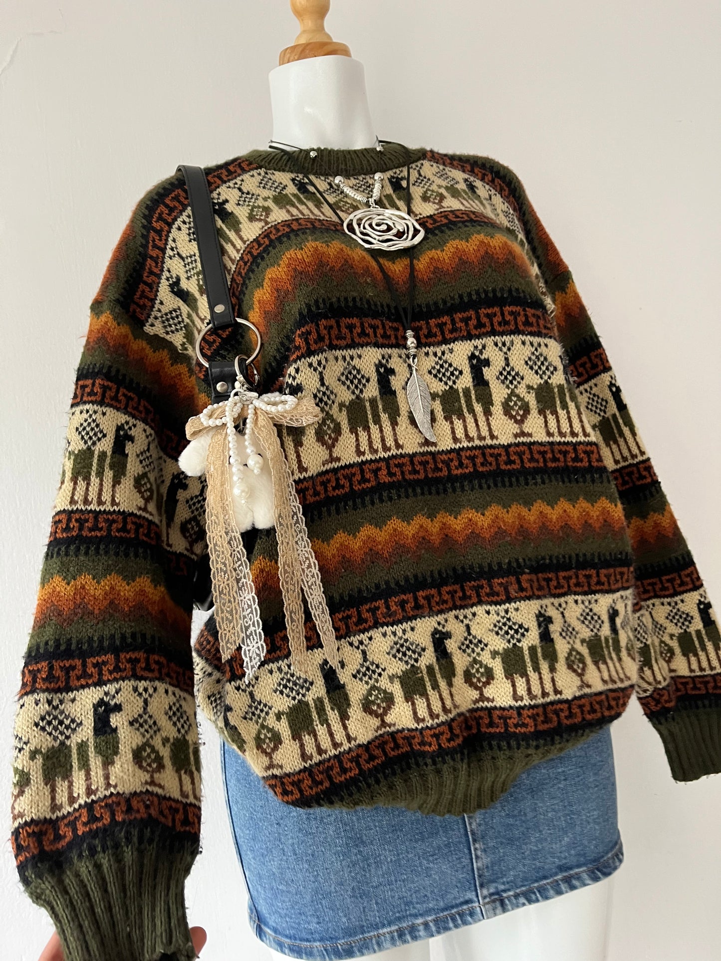 Oversized wool sweater