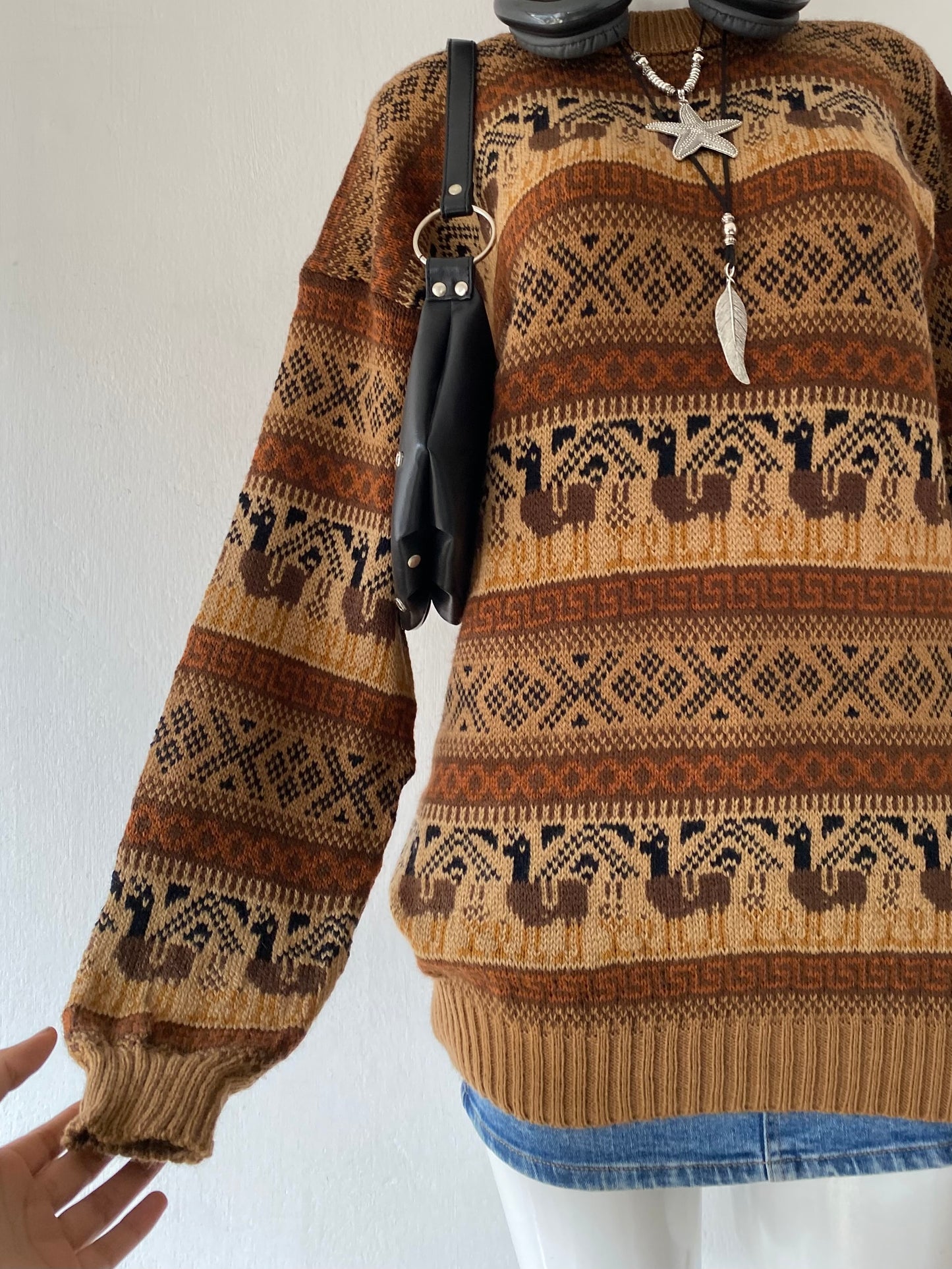 Oversized wool sweater