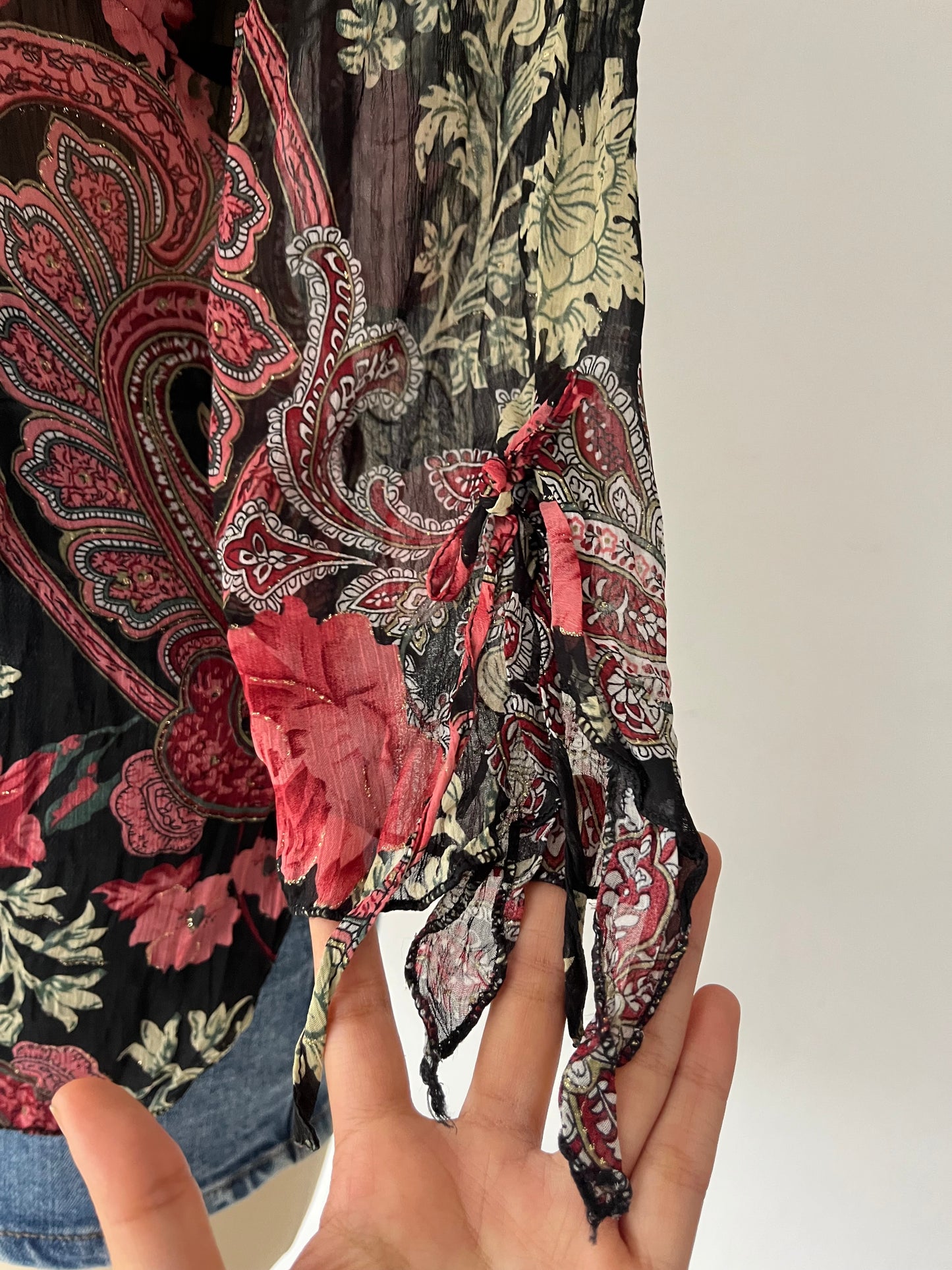 Boho chic blouse