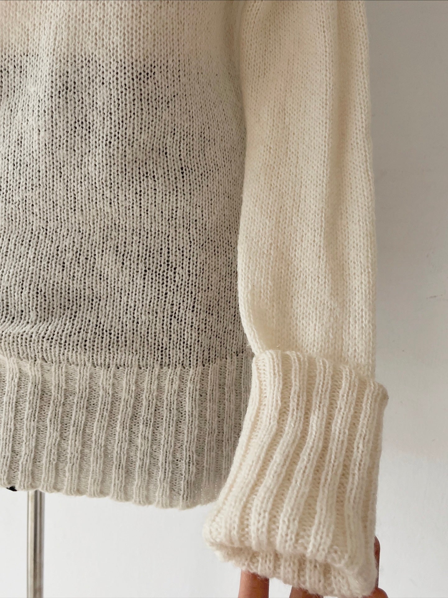 Oversized turtleneck sweater