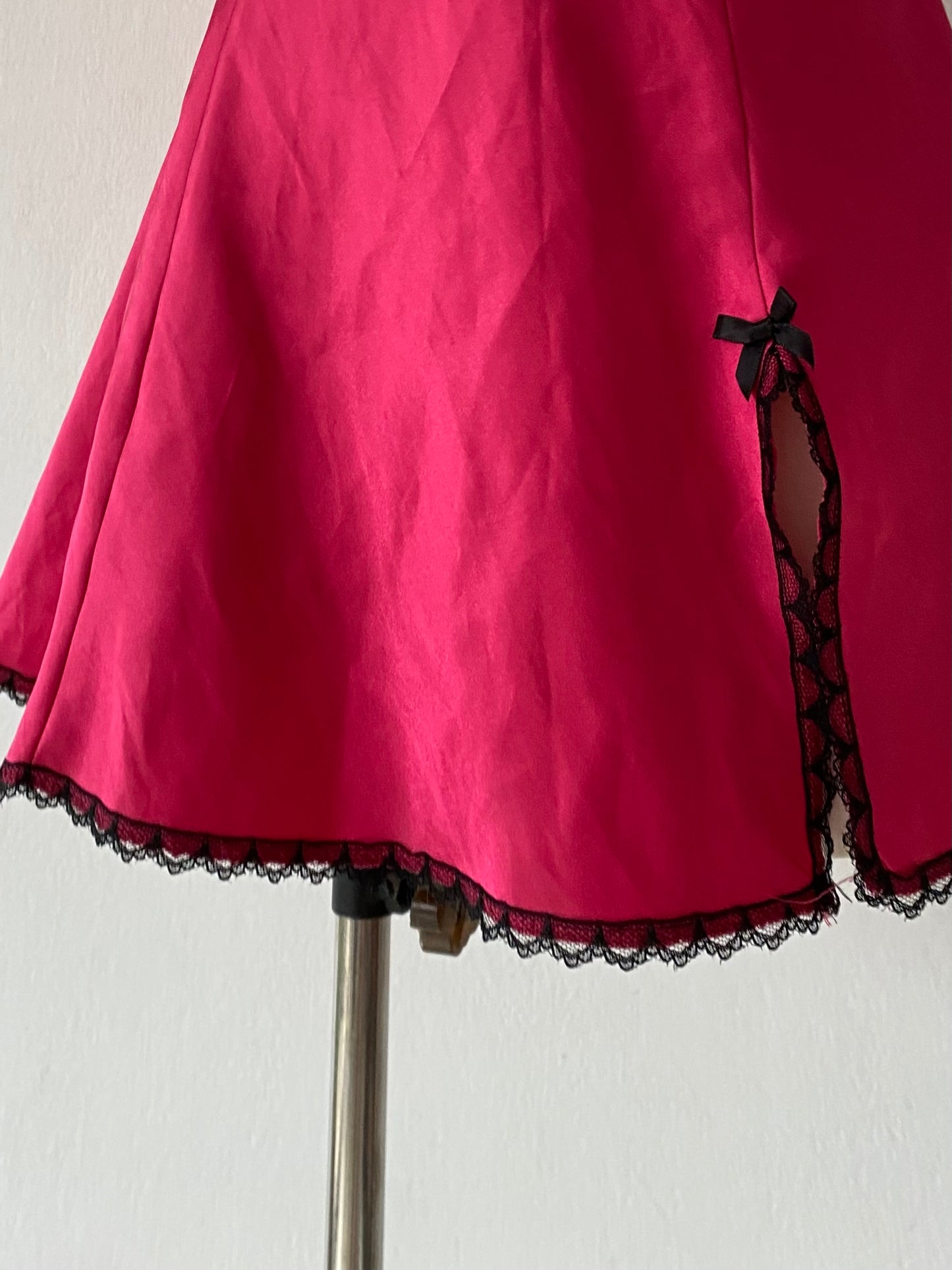 Fuchsia mini dress