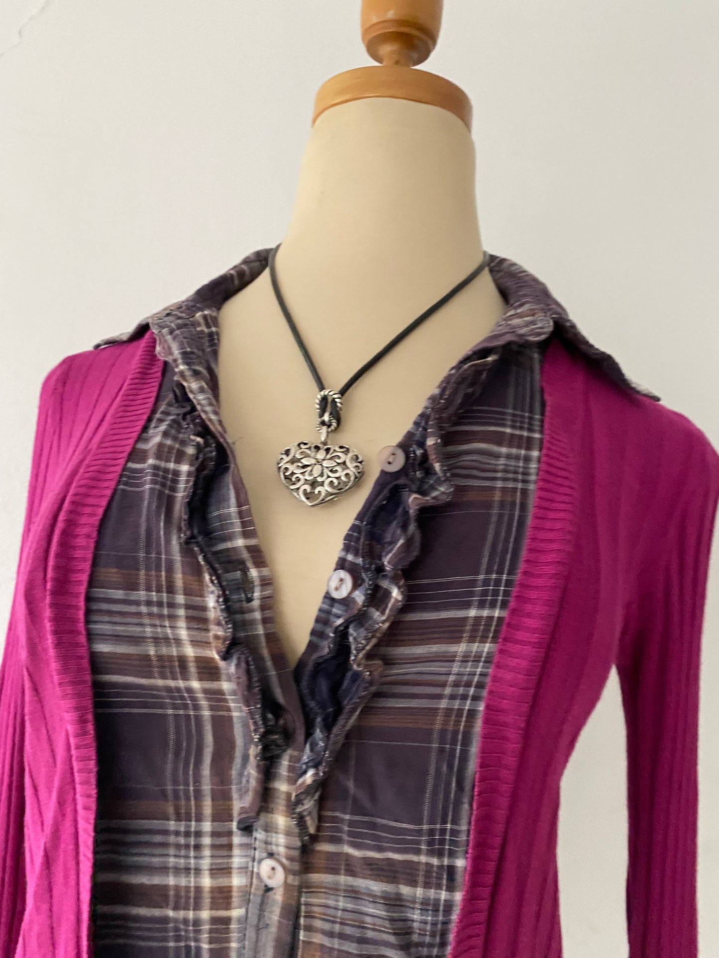 Blouse and cardigan