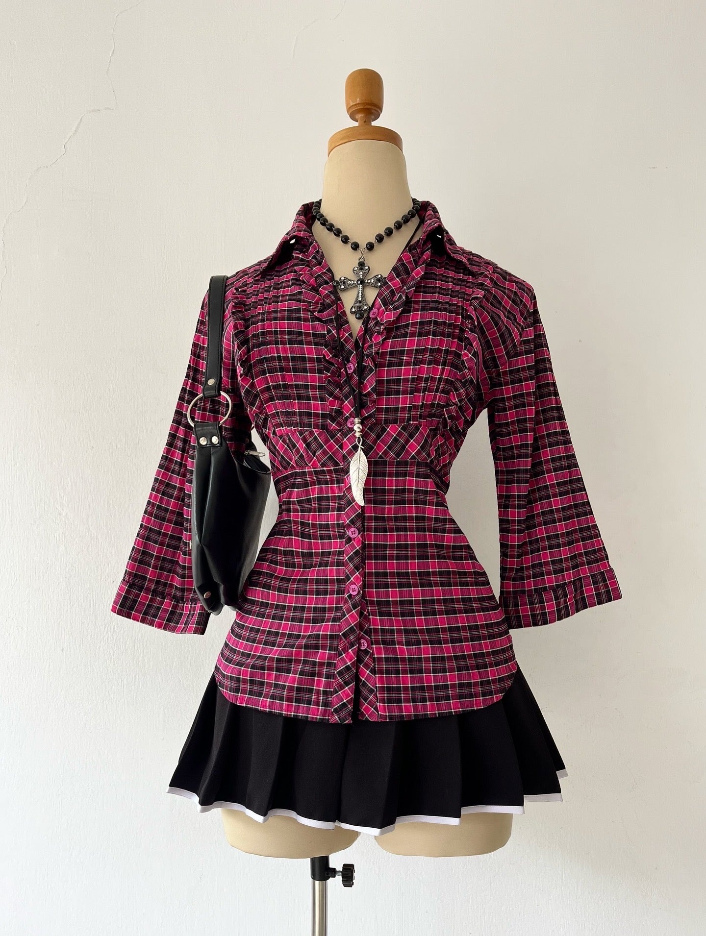 Checkered blouse