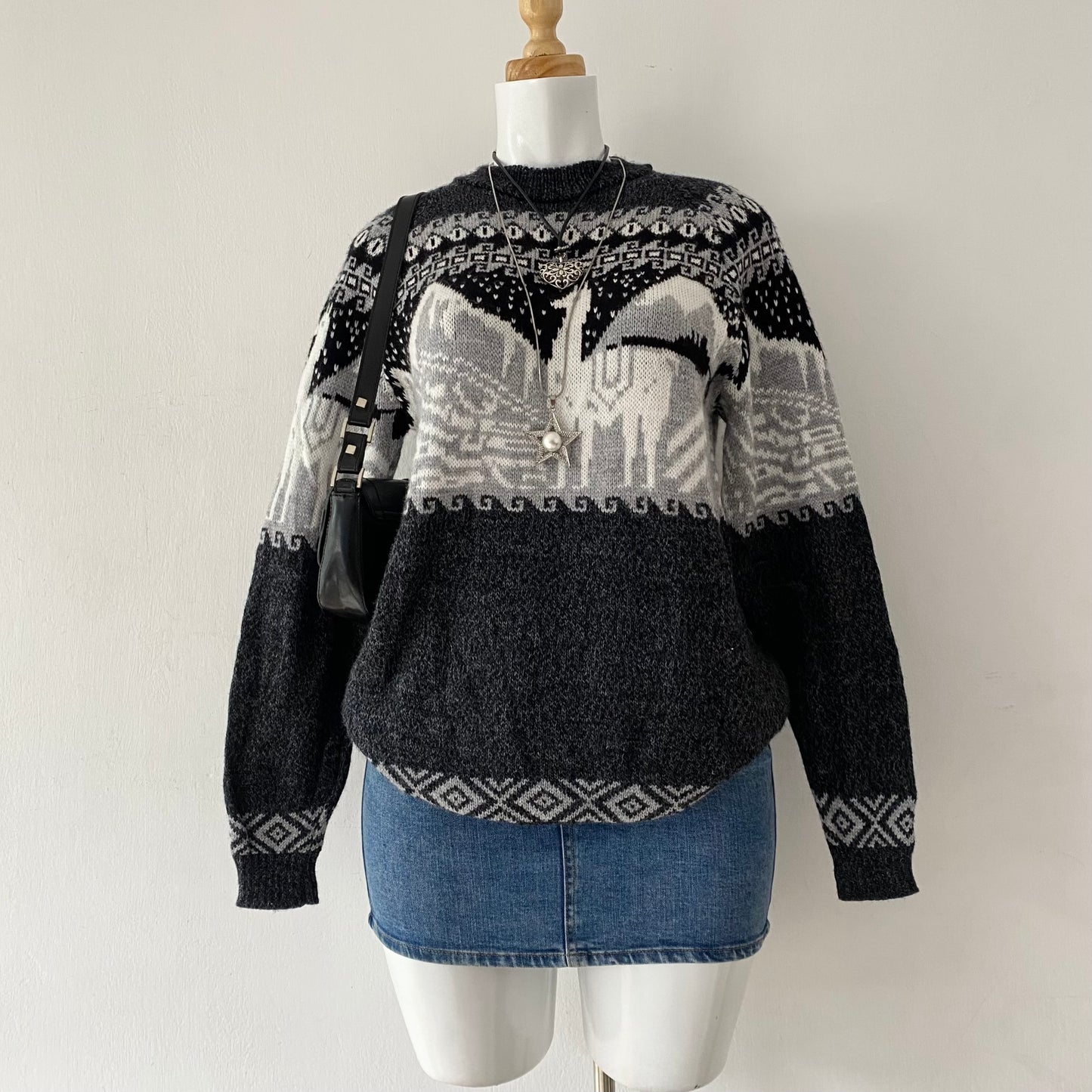 Oversized wool sweater