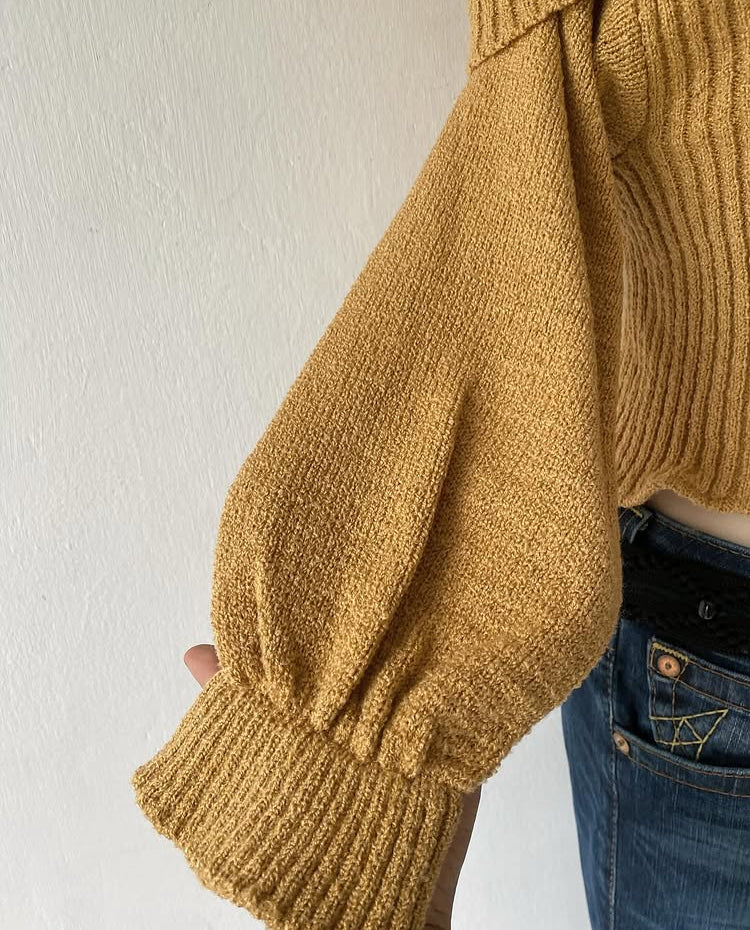 Off-shoulder sweater