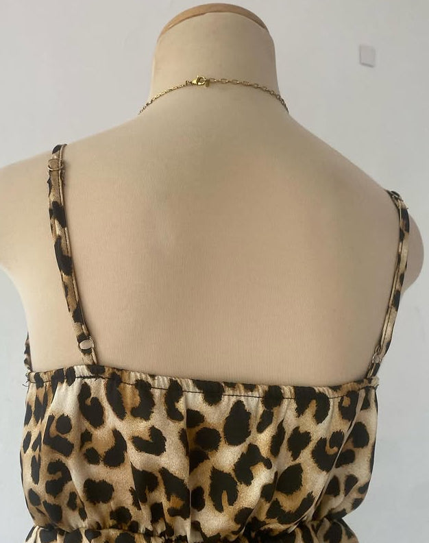 Cheetah print top