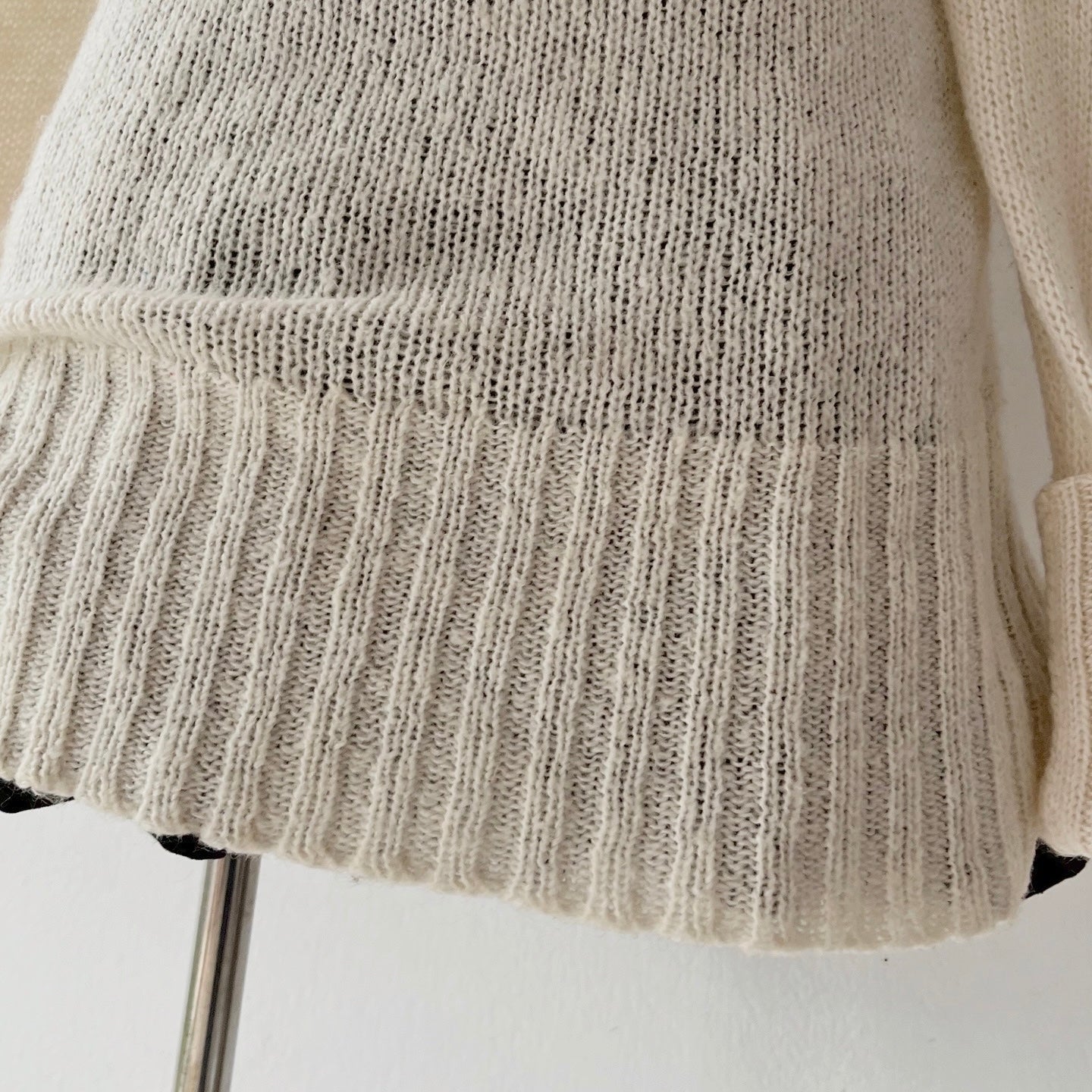 Oversized turtleneck sweater