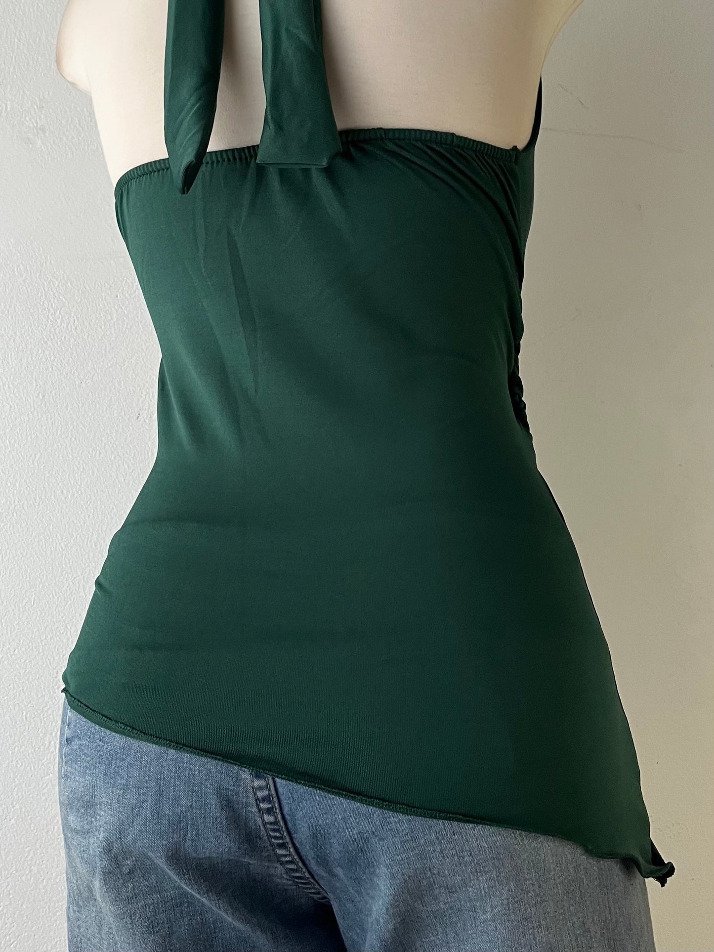 Crossover green top