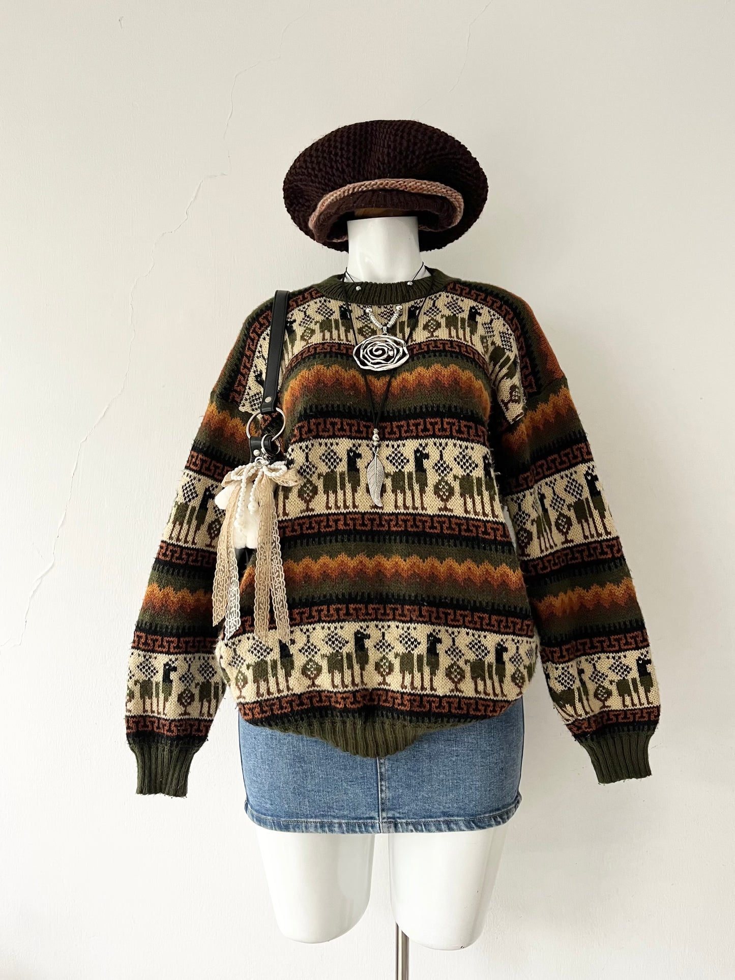 Oversized wool sweater