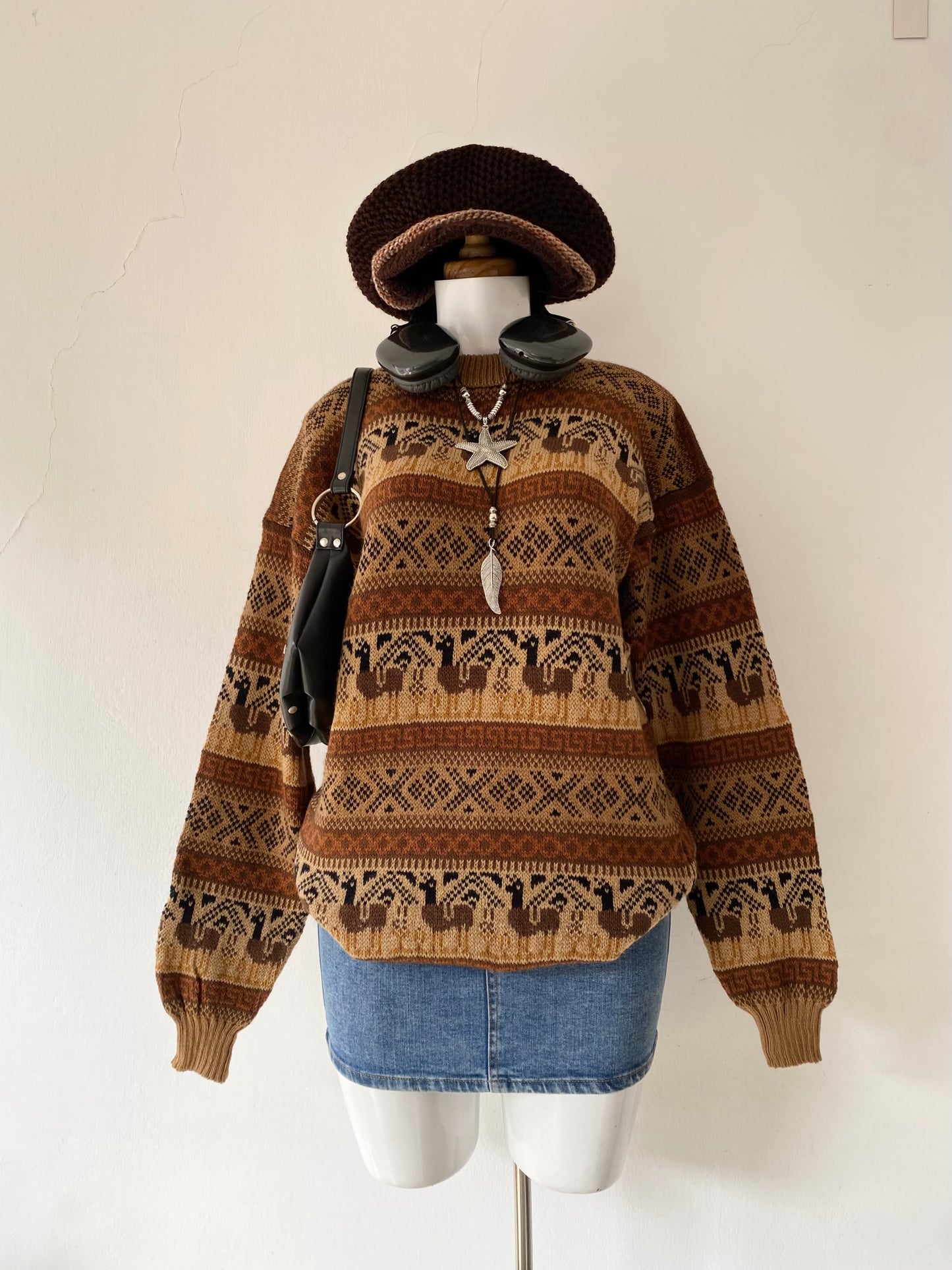 Oversized wool sweater