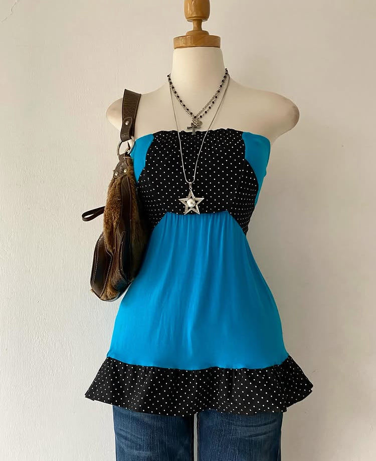 Polka dots top