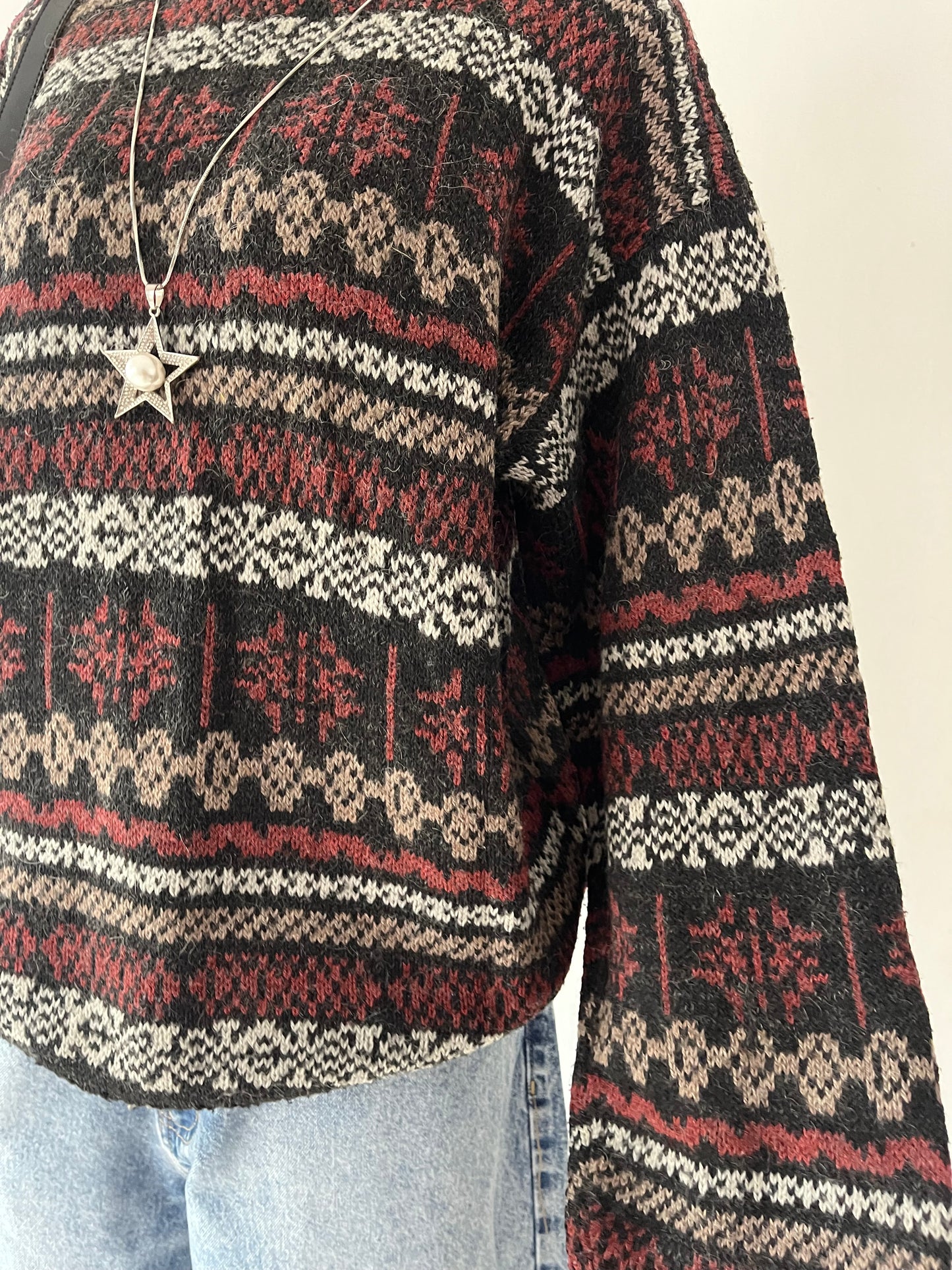 Oversized wool sweater