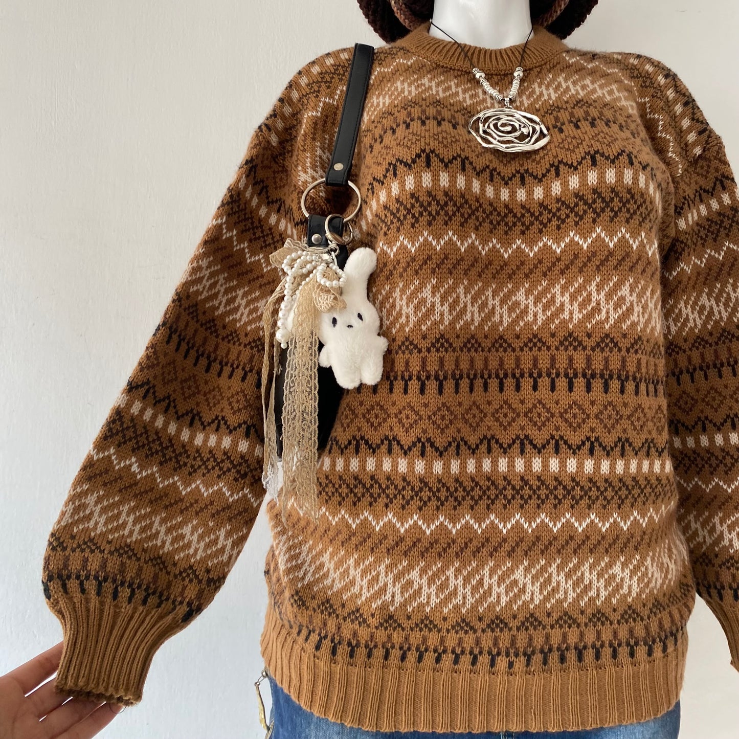 Oversized wool sweater