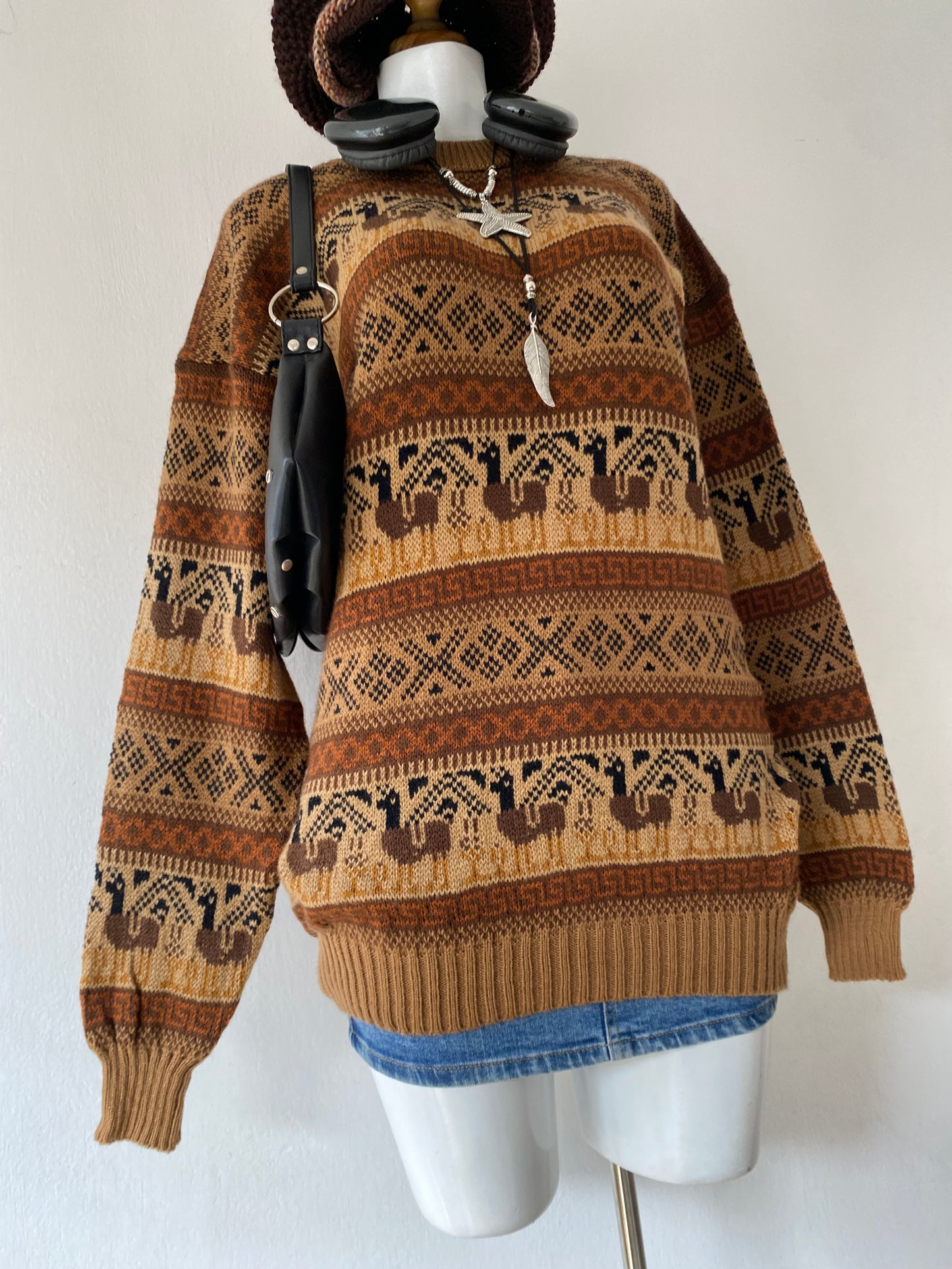 Oversized wool sweater