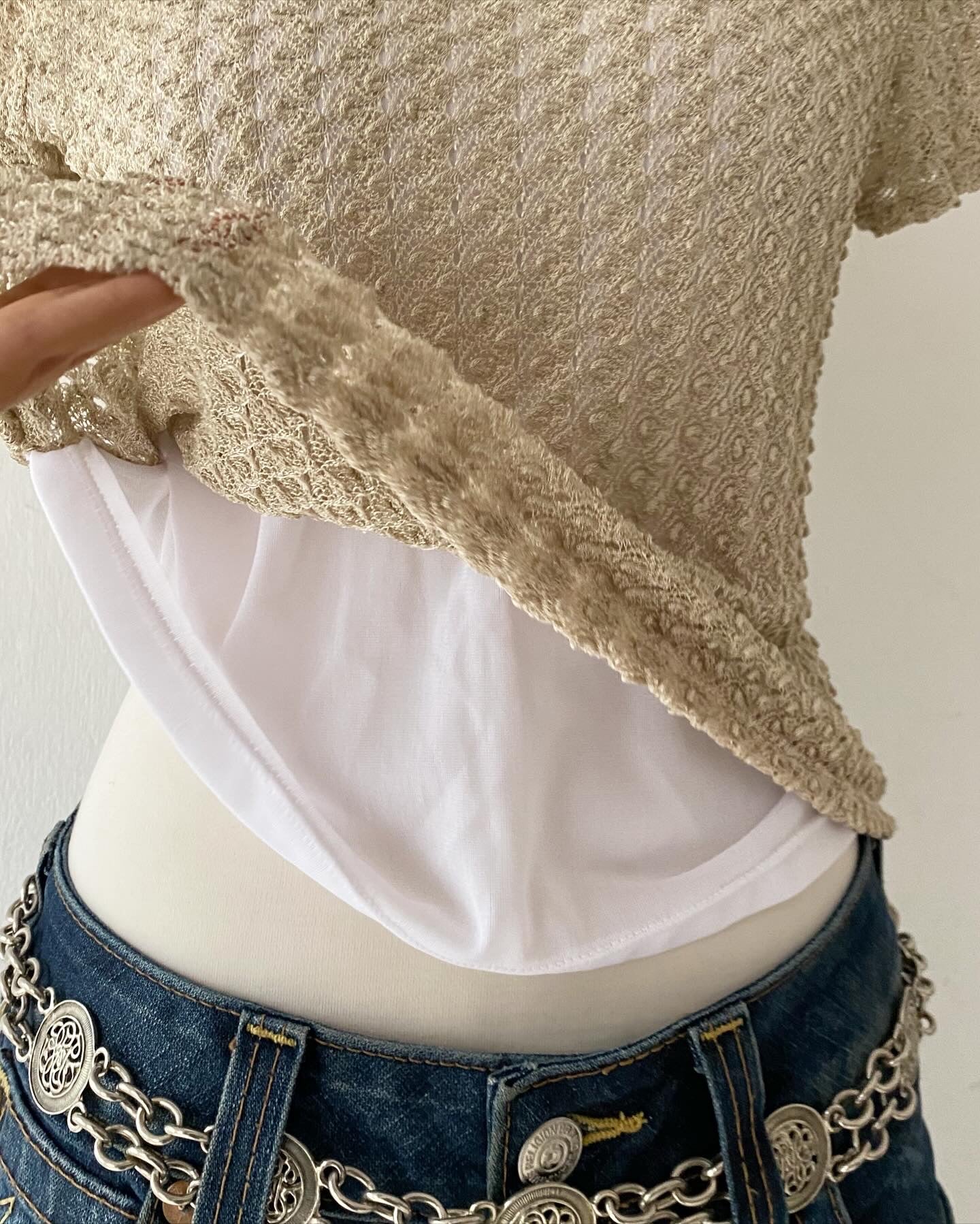 Beige top