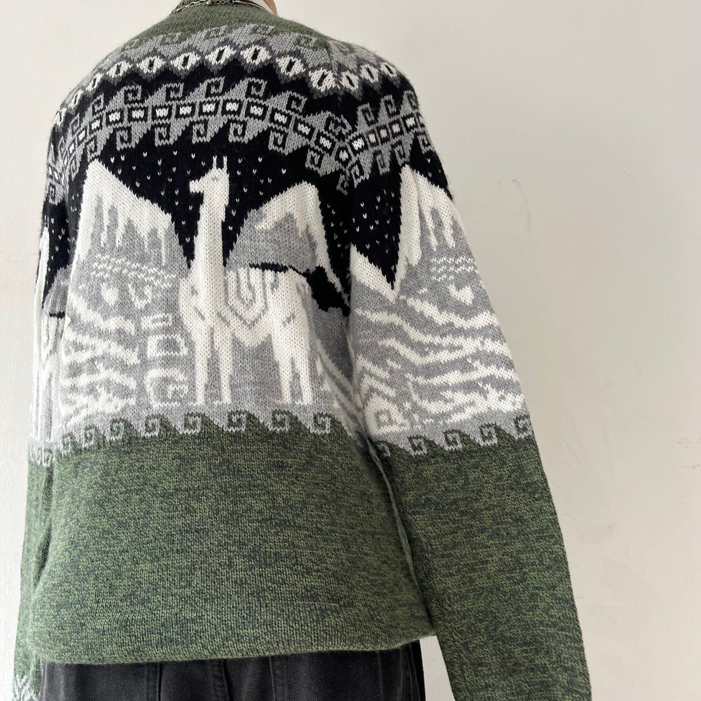 Oversized wool sweater