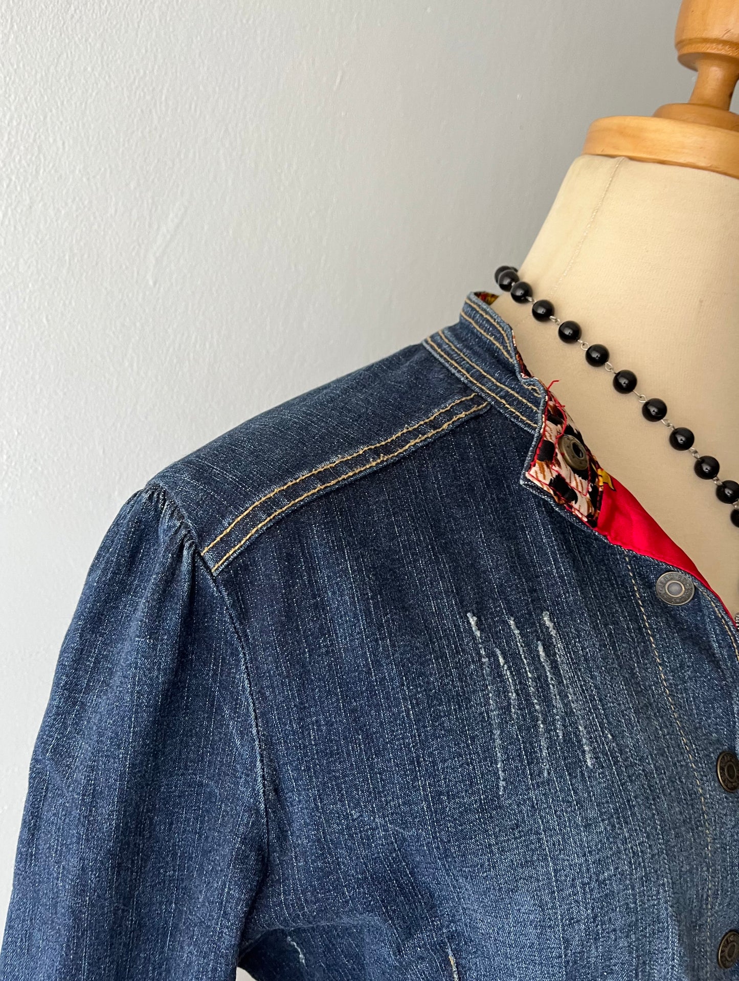 Baby Phat high-waisted jean jacket