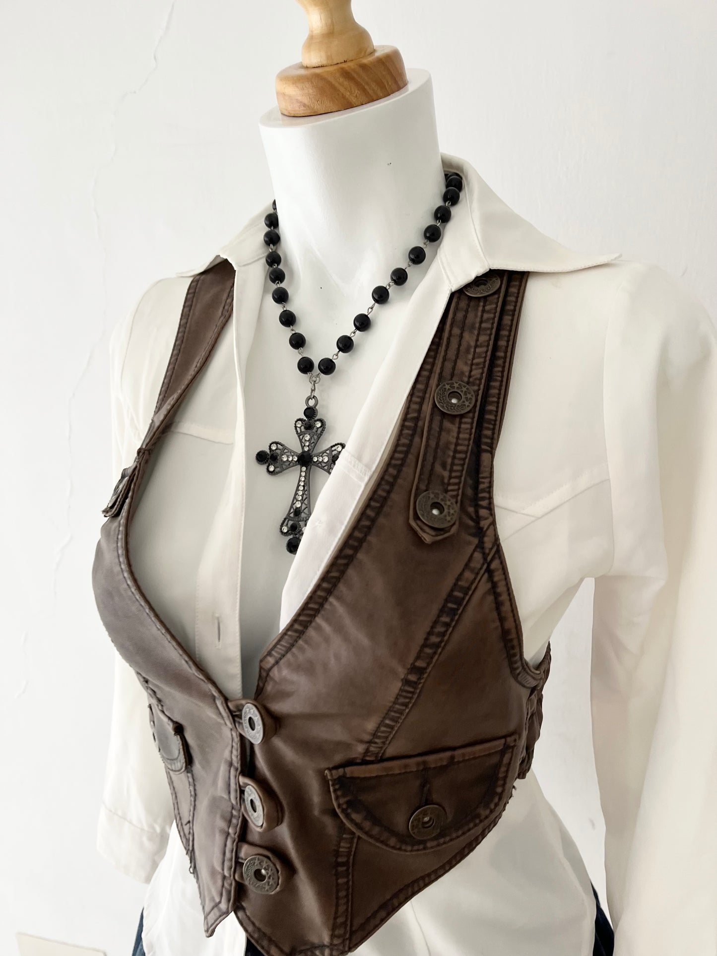 Brown vest