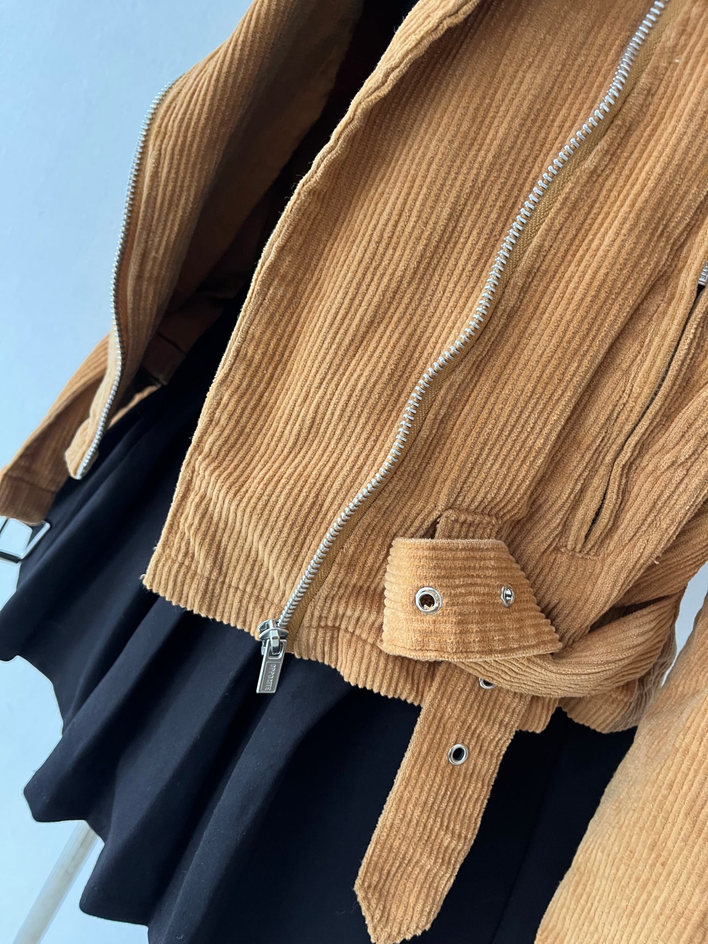 Oversized biker jacket