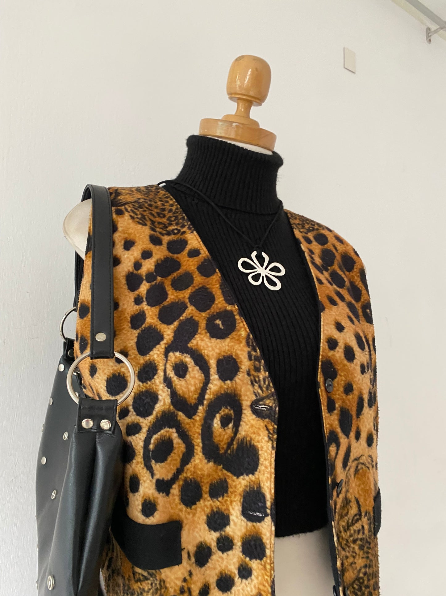 Cheetah print vest