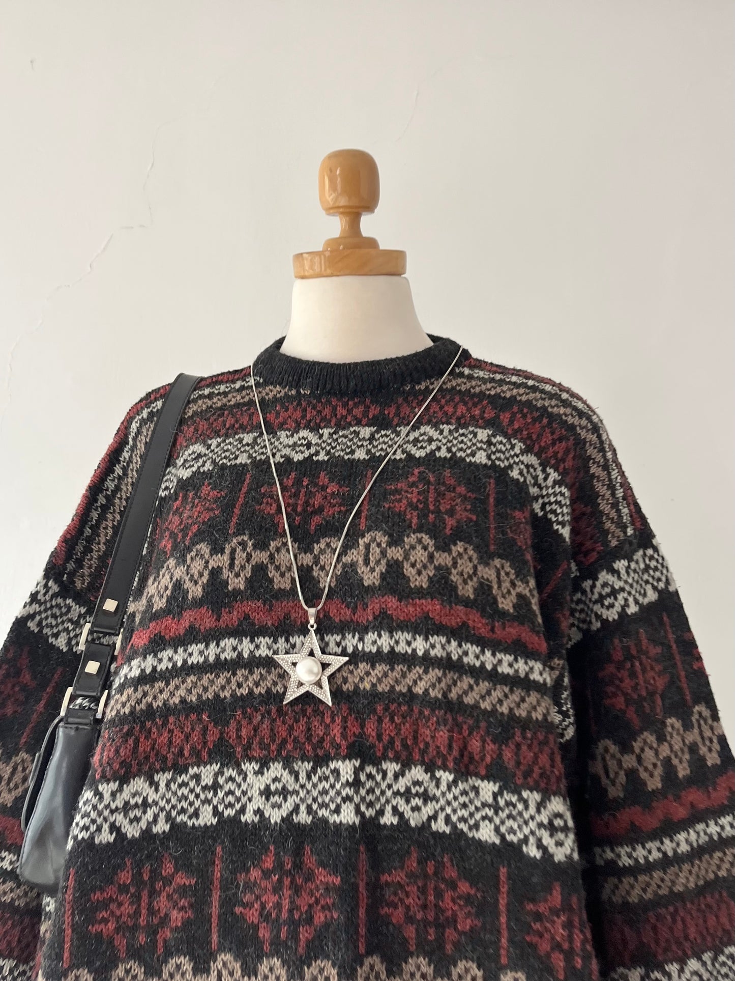 Oversized wool sweater