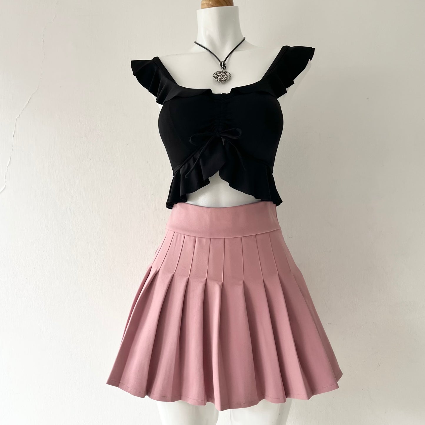 Rosewood pleated skirt