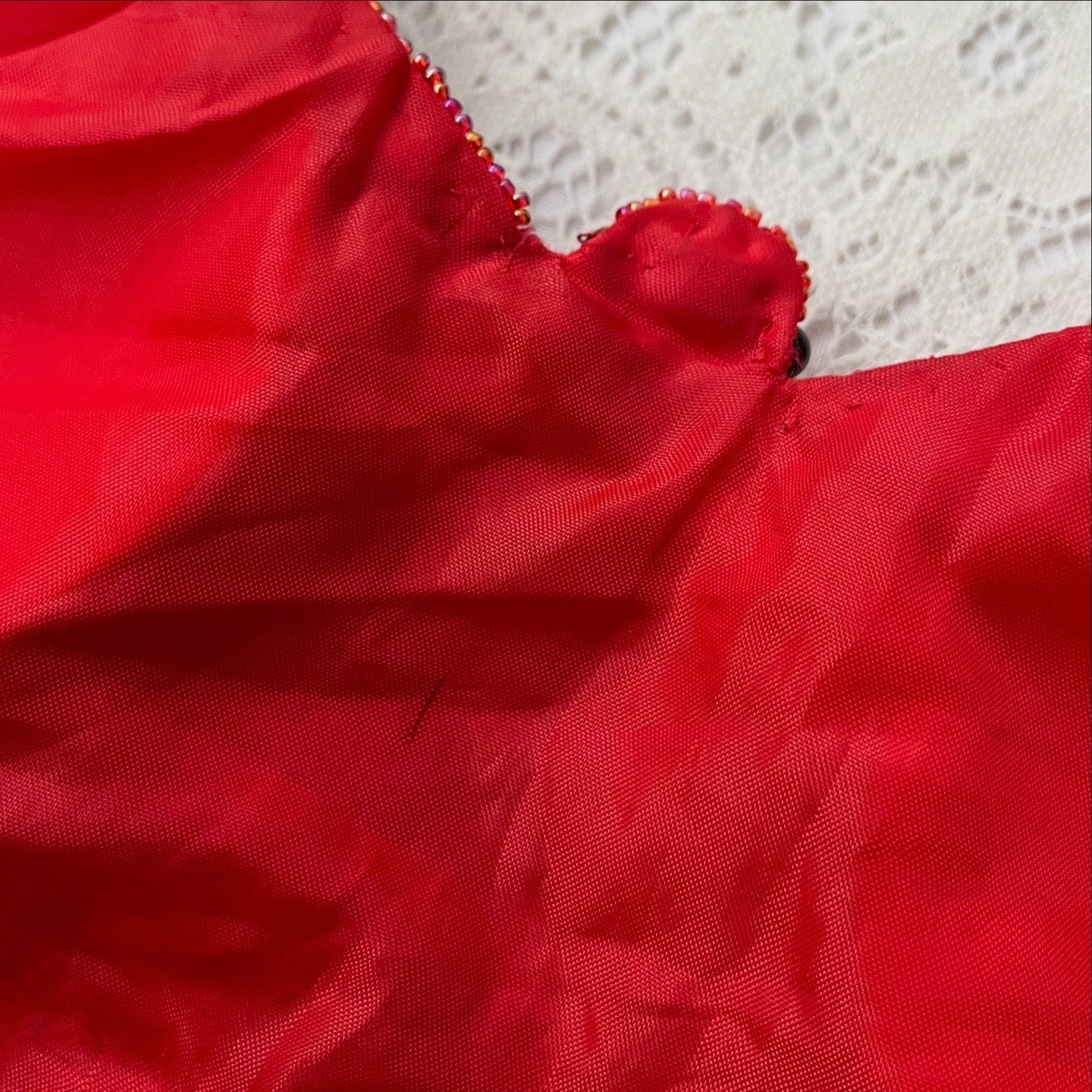 Beaded butterfly top