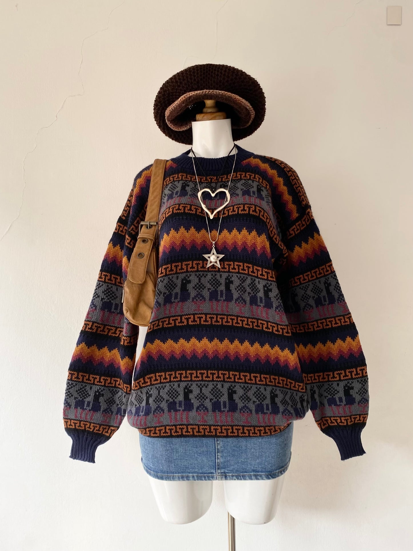 Oversized wool sweater
