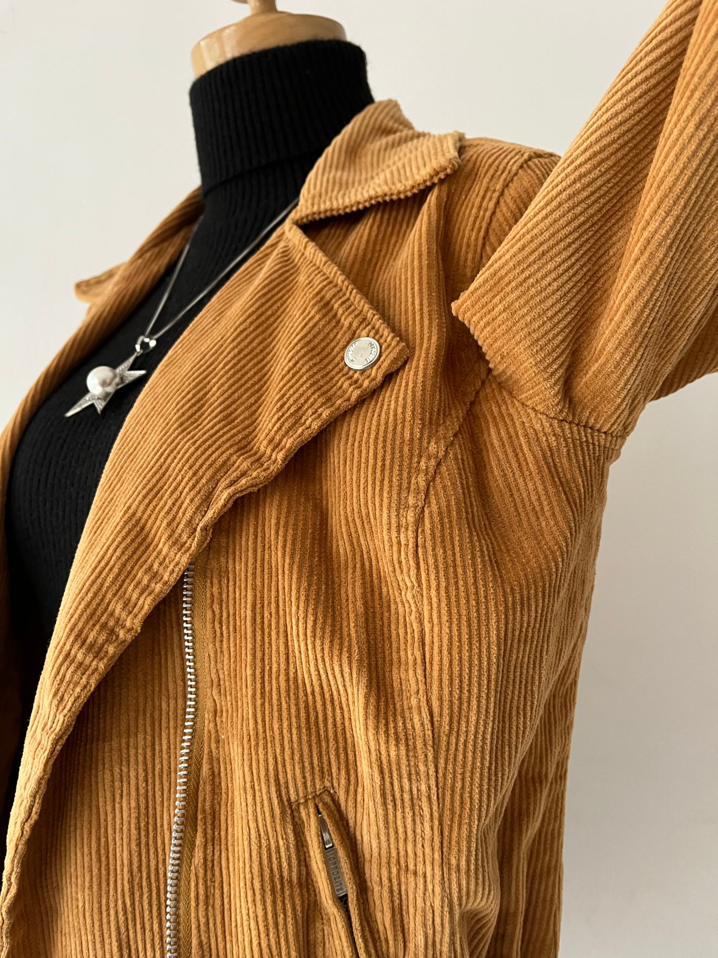 Oversized biker jacket