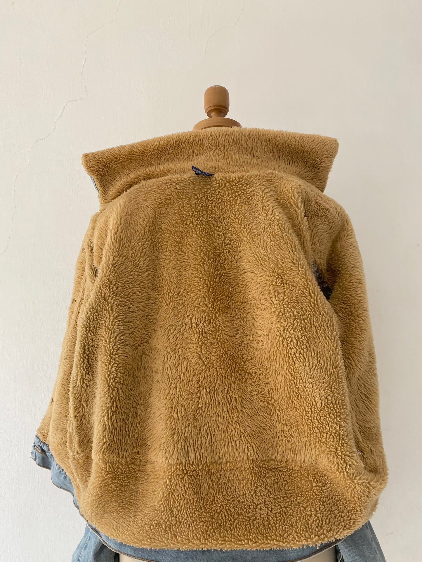 Jean jacket with warm lining