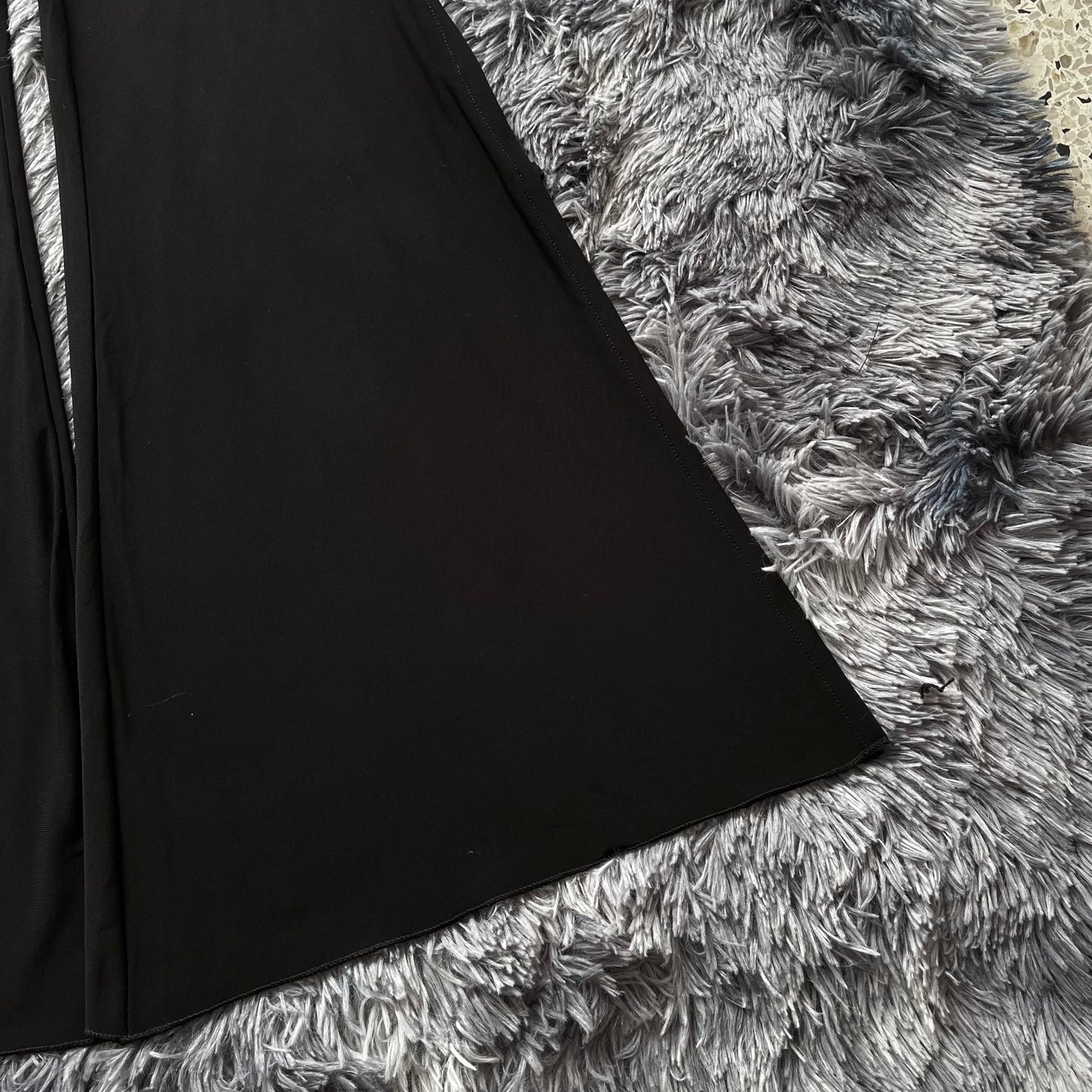 Black flared pants with sequins-size M