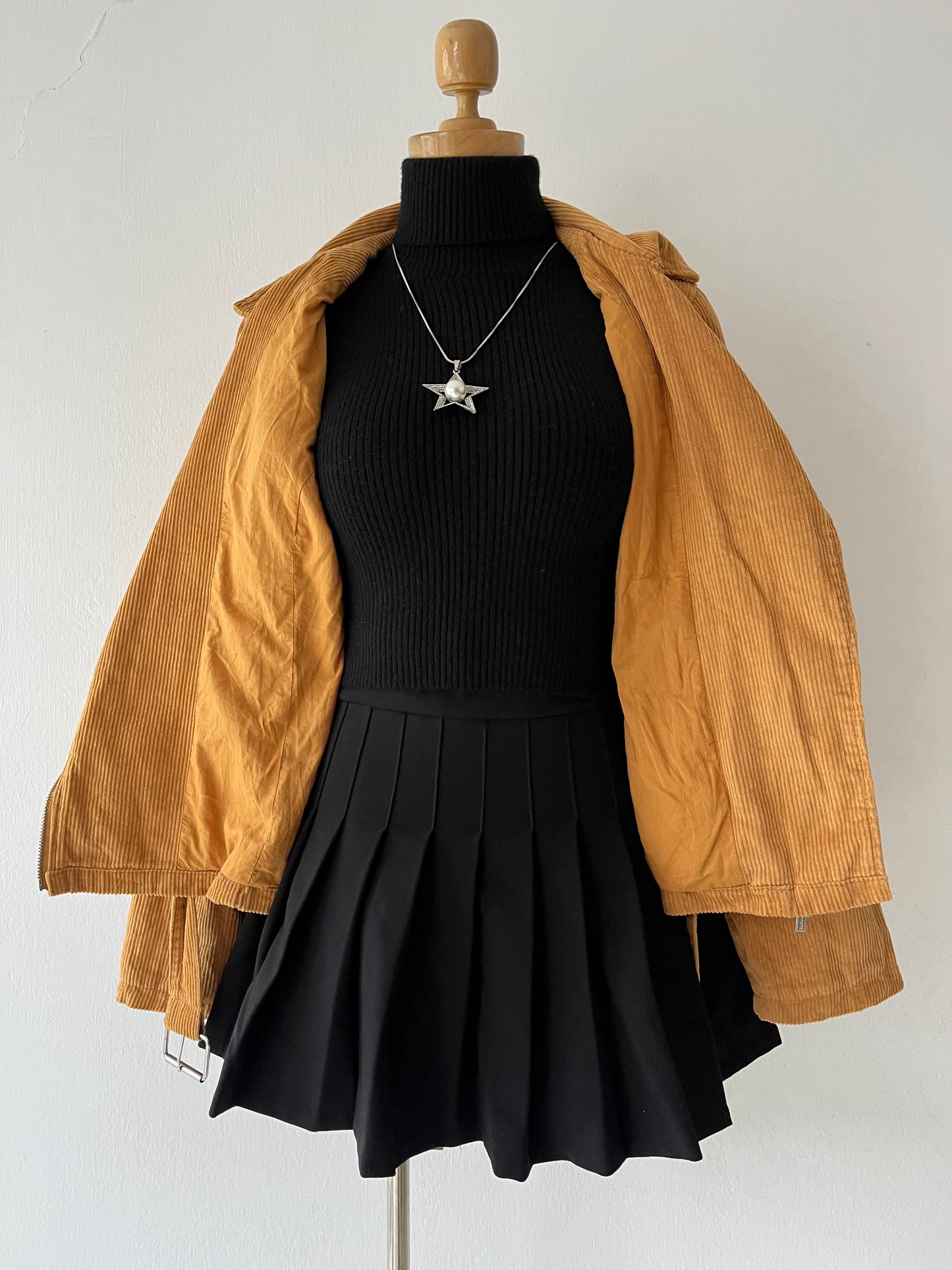 Oversized biker jacket