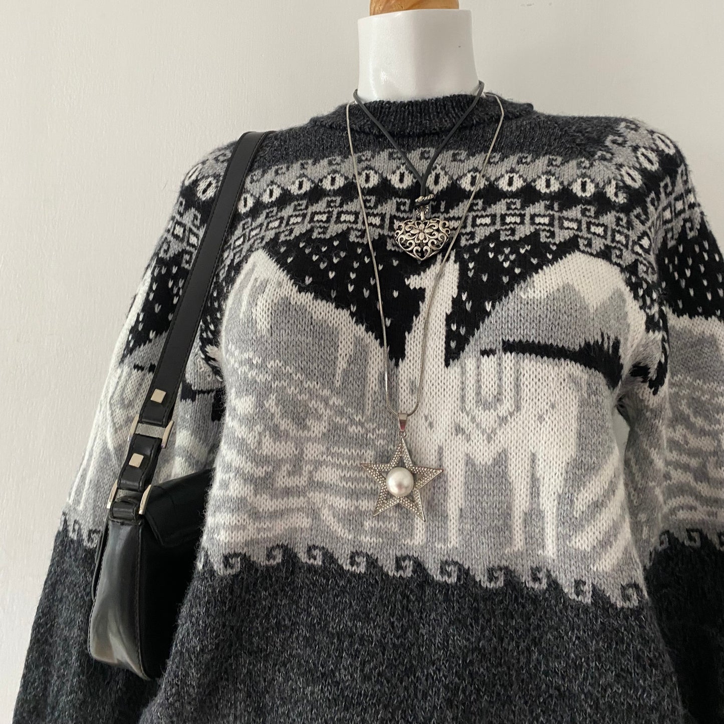 Oversized wool sweater