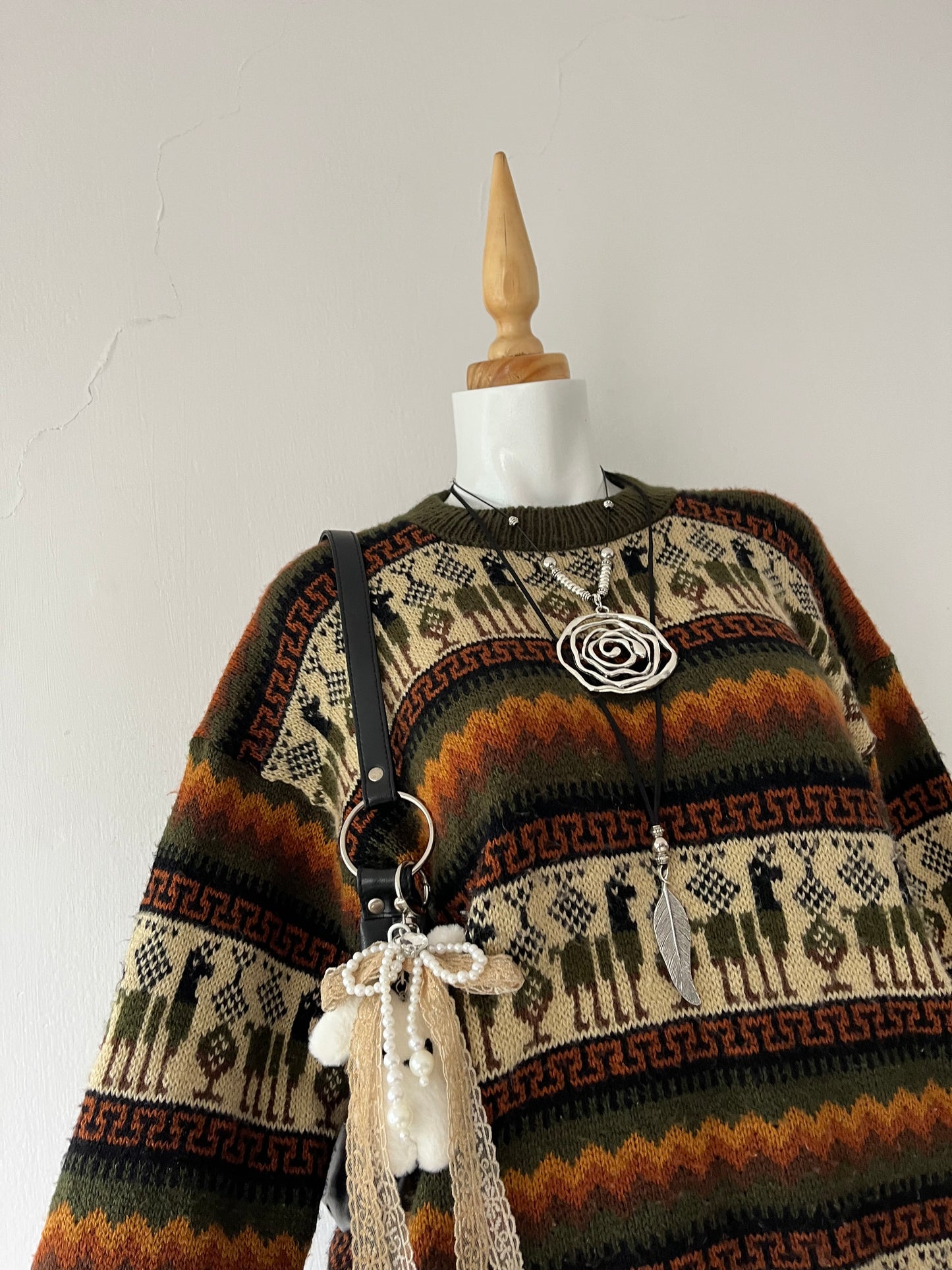 Oversized wool sweater