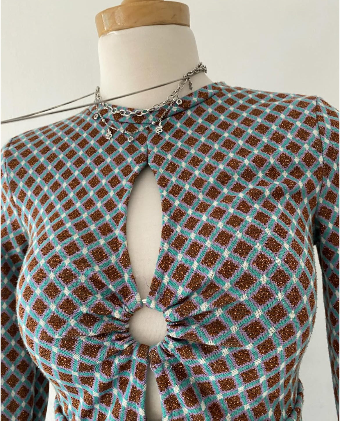 Plaid top