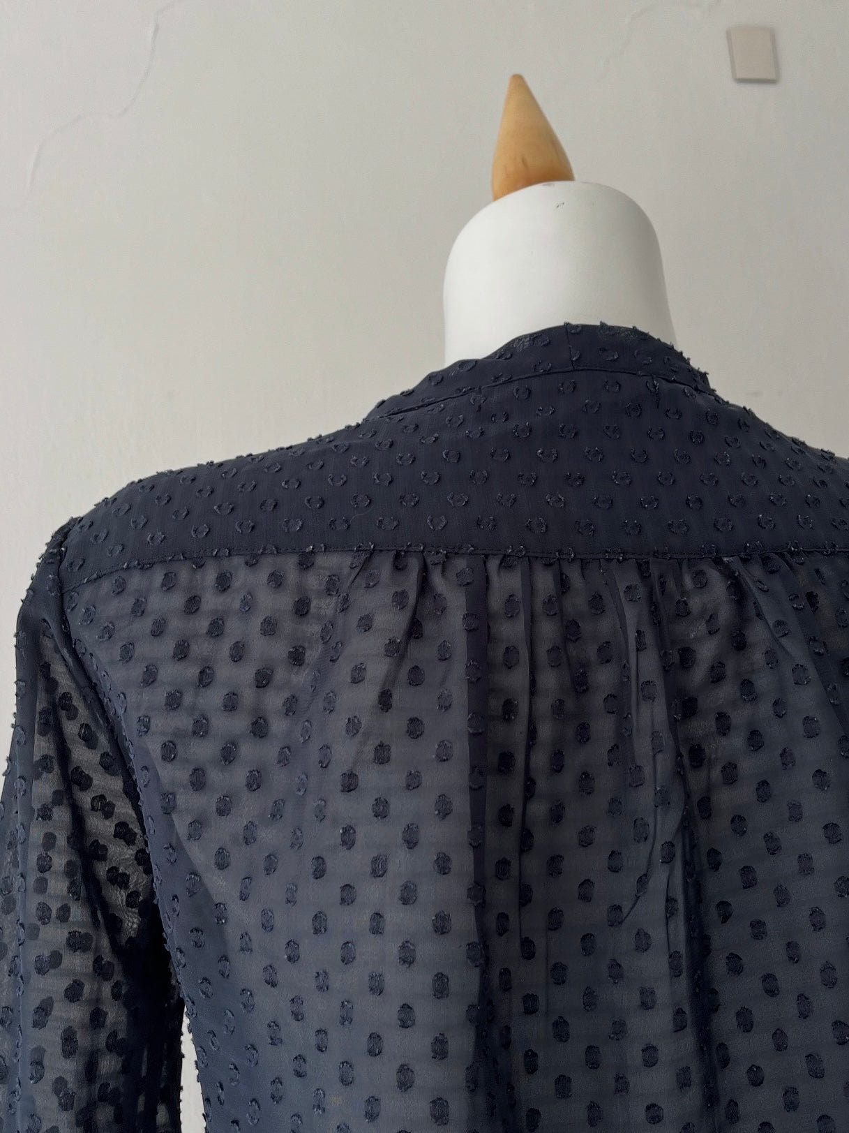Coquette blouse with bow