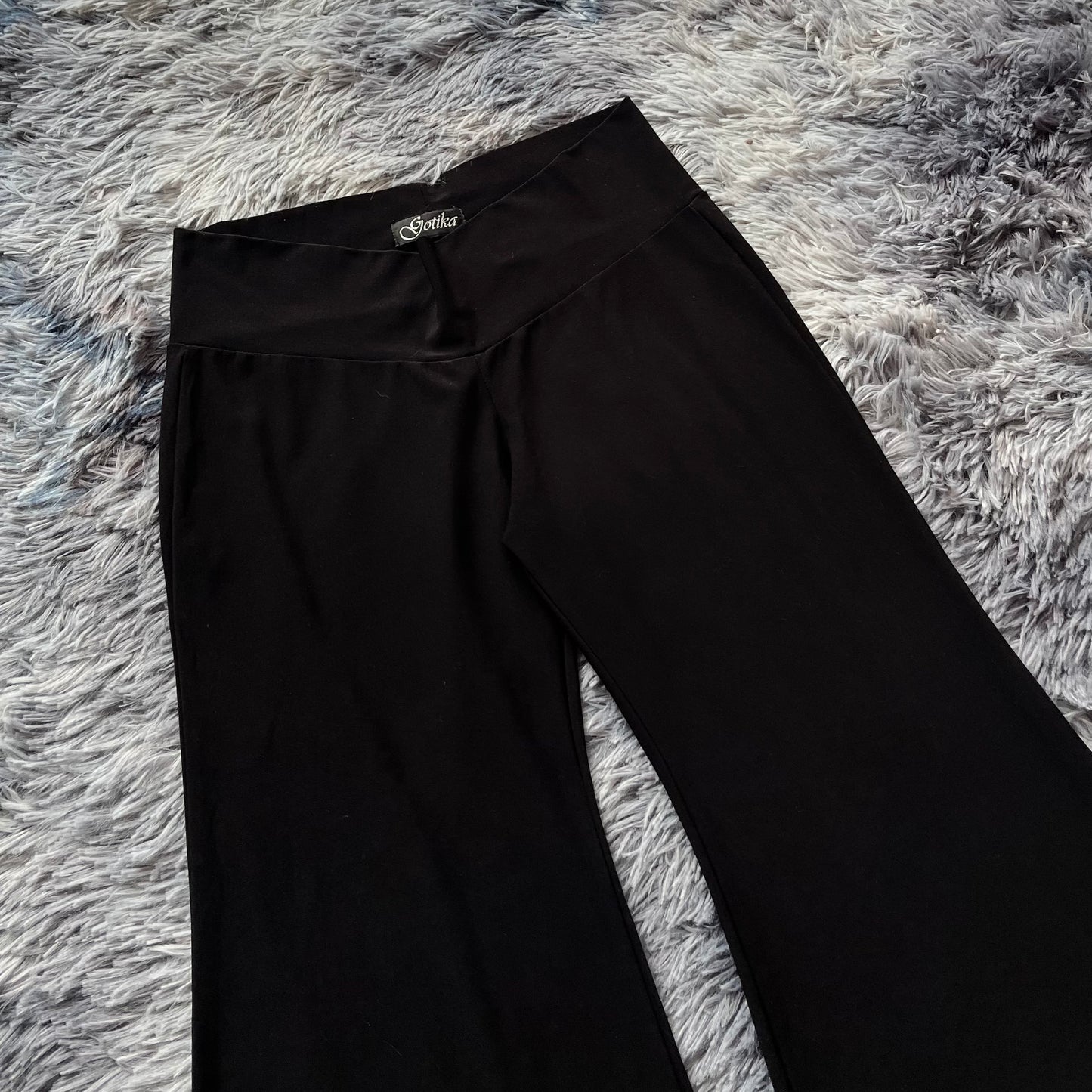 Black flared pants-size S