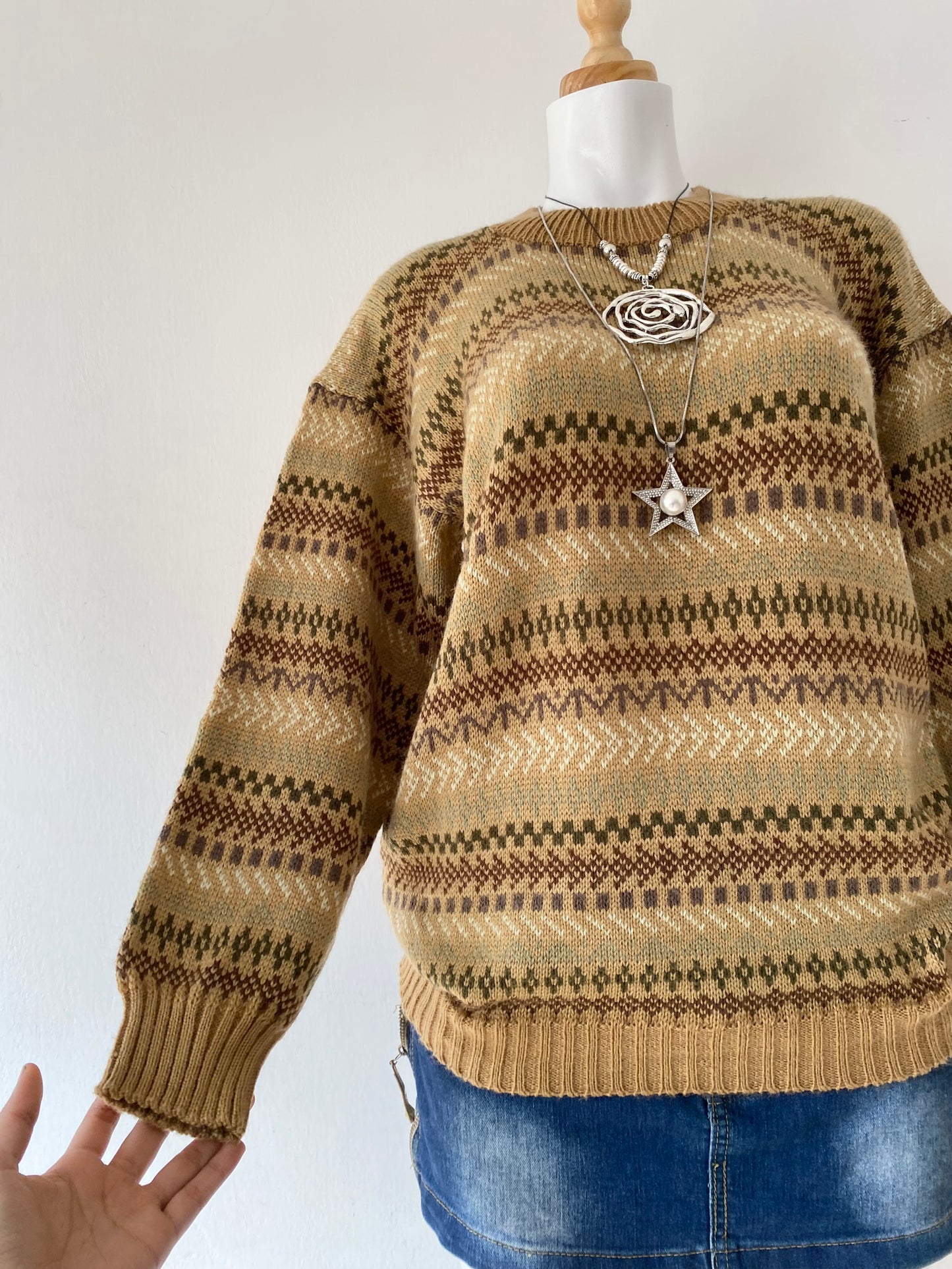 Oversized wool sweater