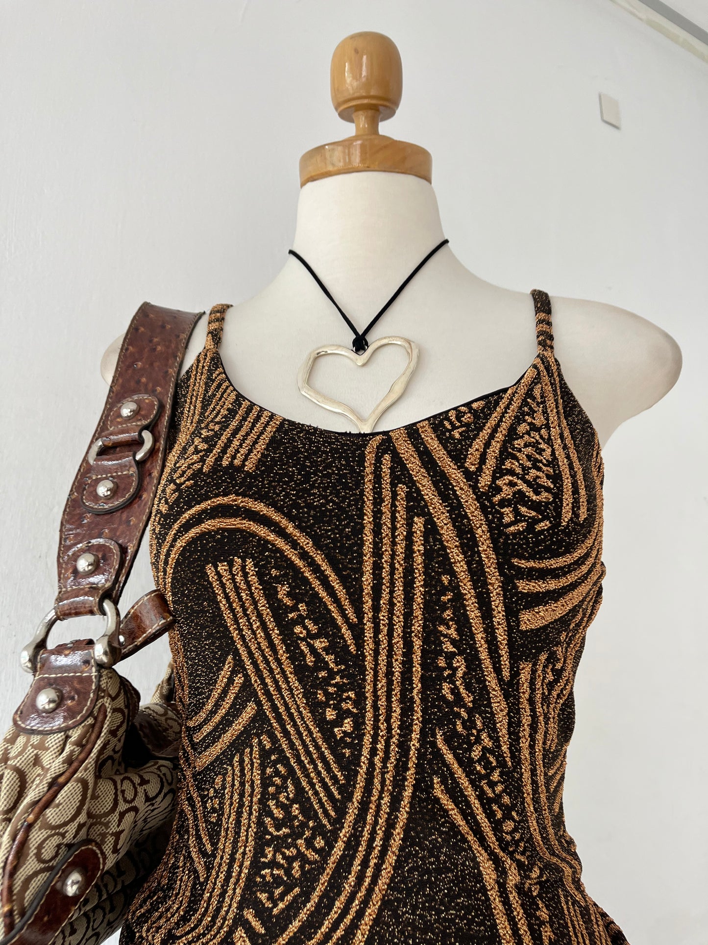 Adorable black and brown top