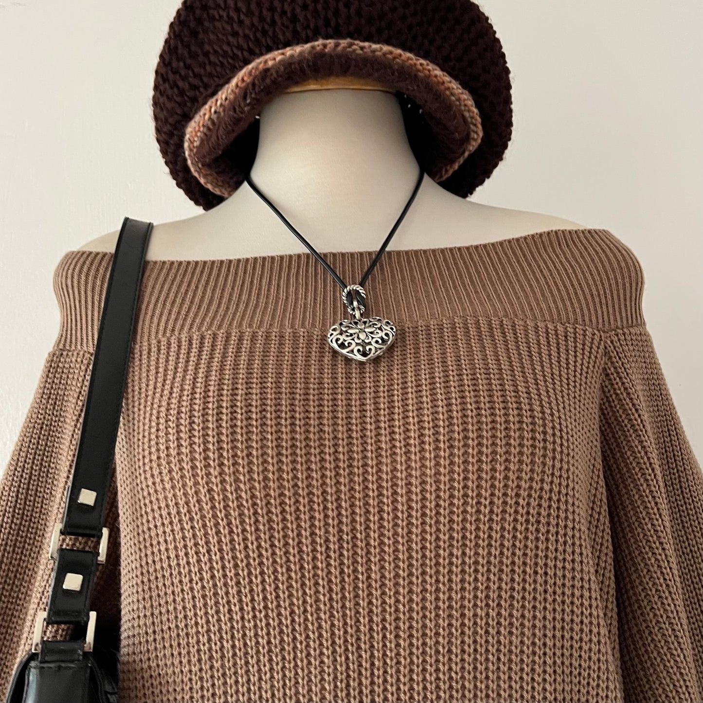 Off-shoulder sweater