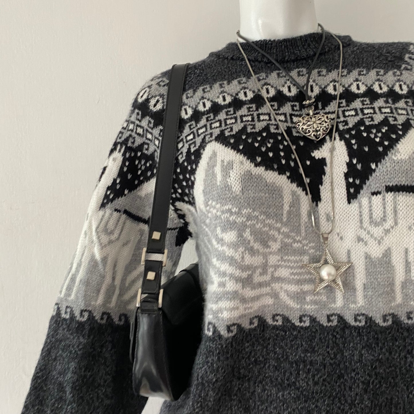 Oversized wool sweater