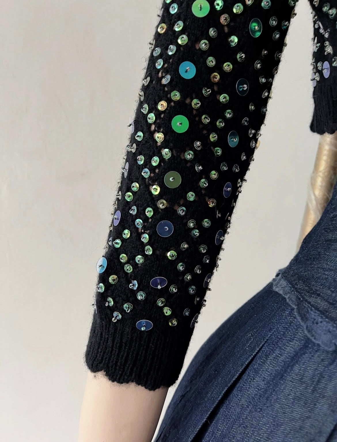 Sequined cardigan