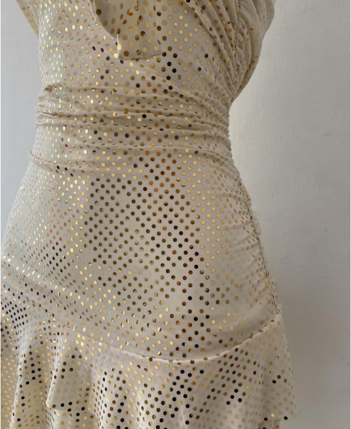 Polka dots dress with bow