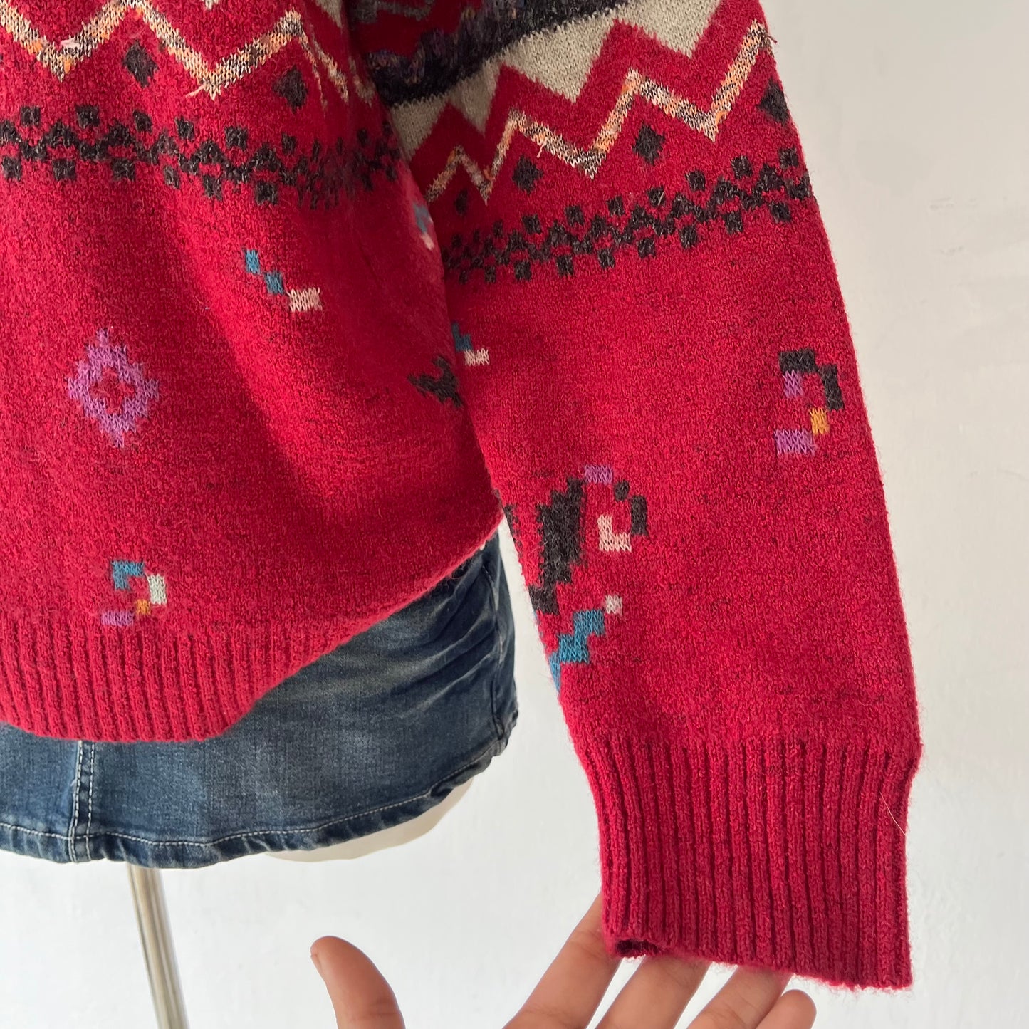 Oversized wool sweater