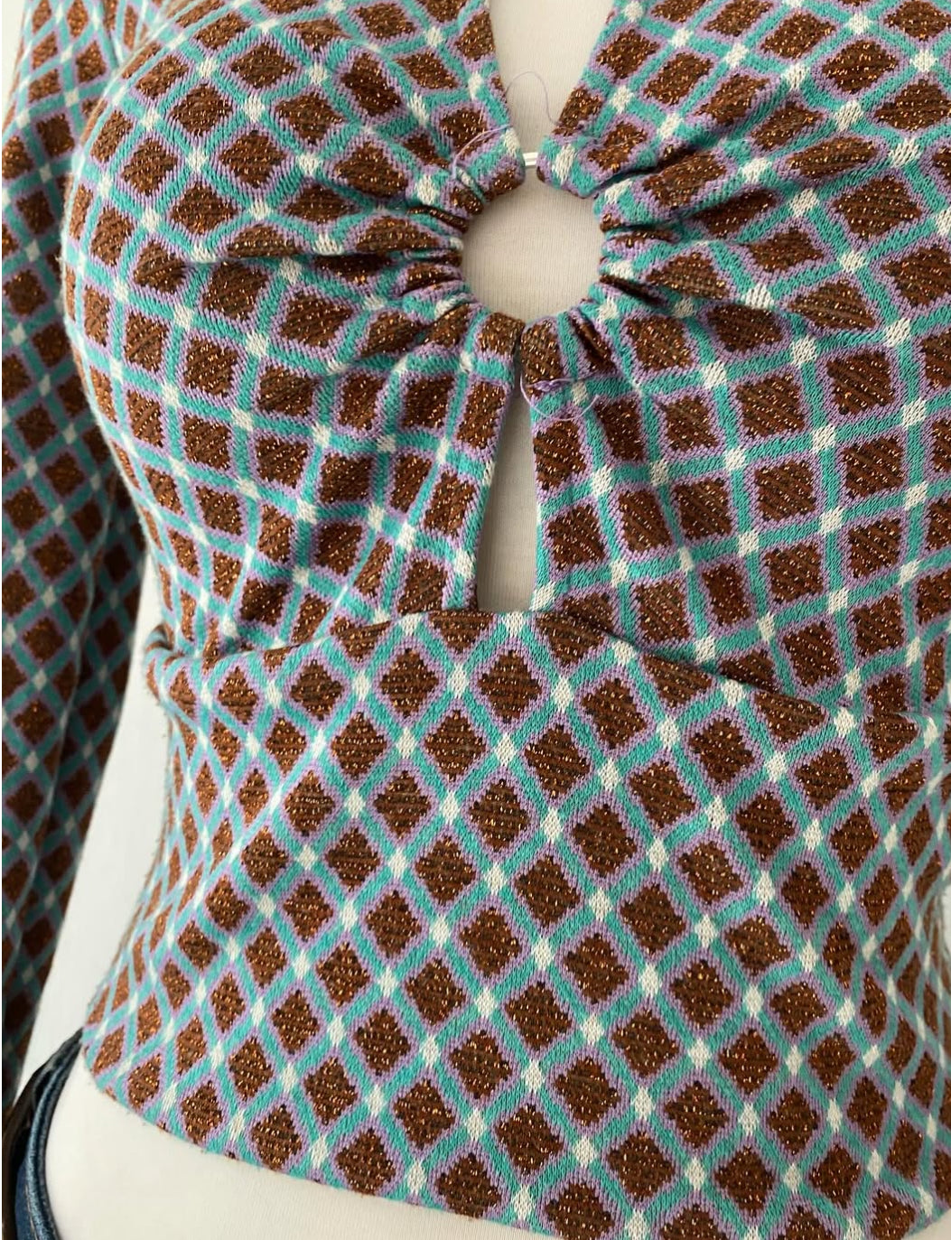 Plaid top