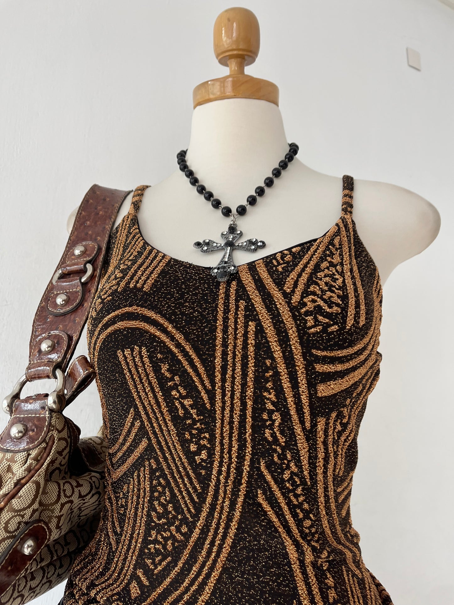 Adorable black and brown top