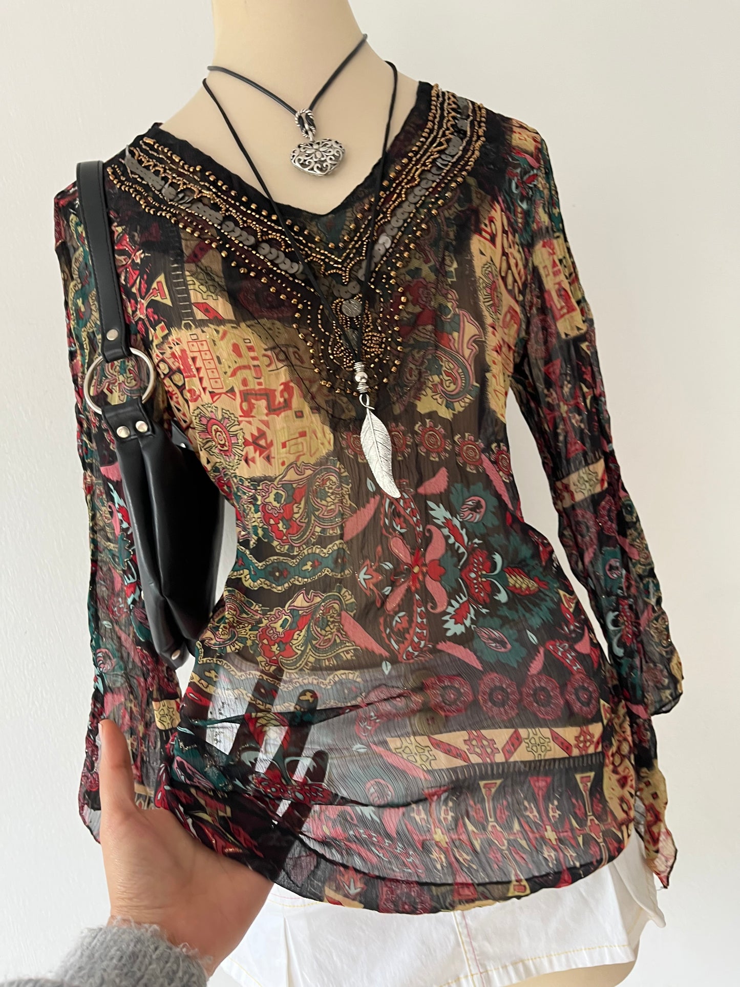 Boho chic blouse